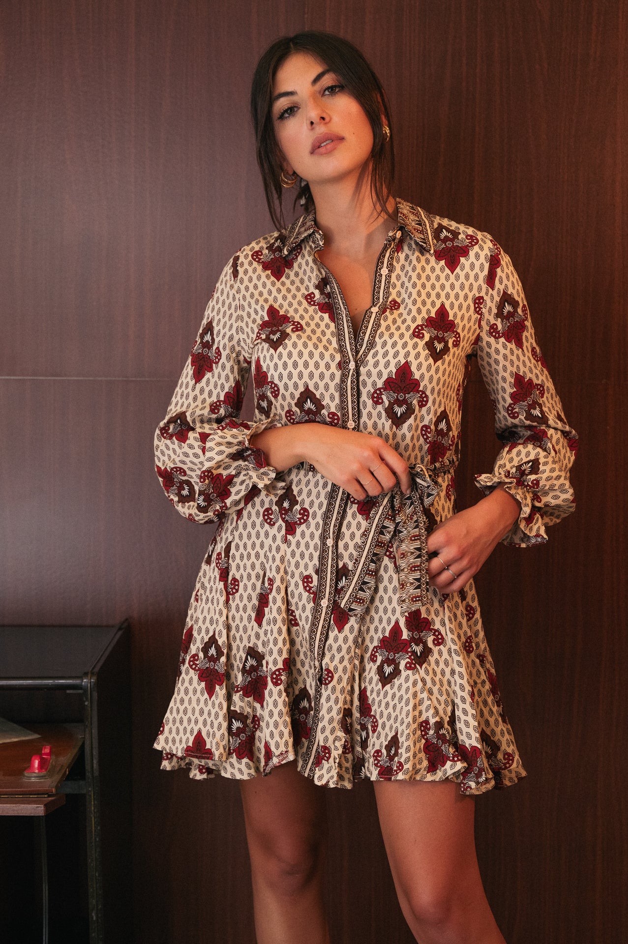 Abito chemisier Carmela fantasia Boho