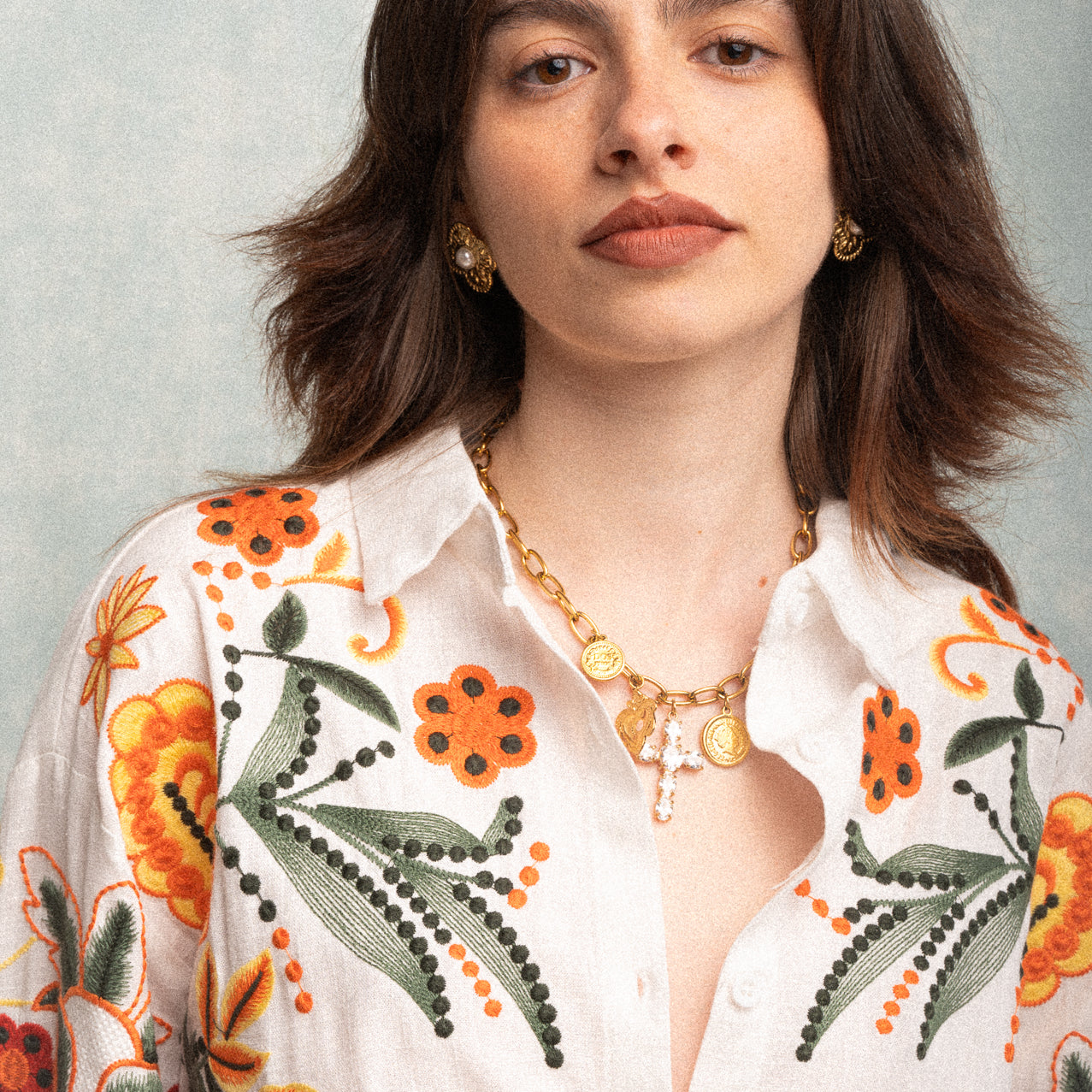 Camicia Justine a fantasia