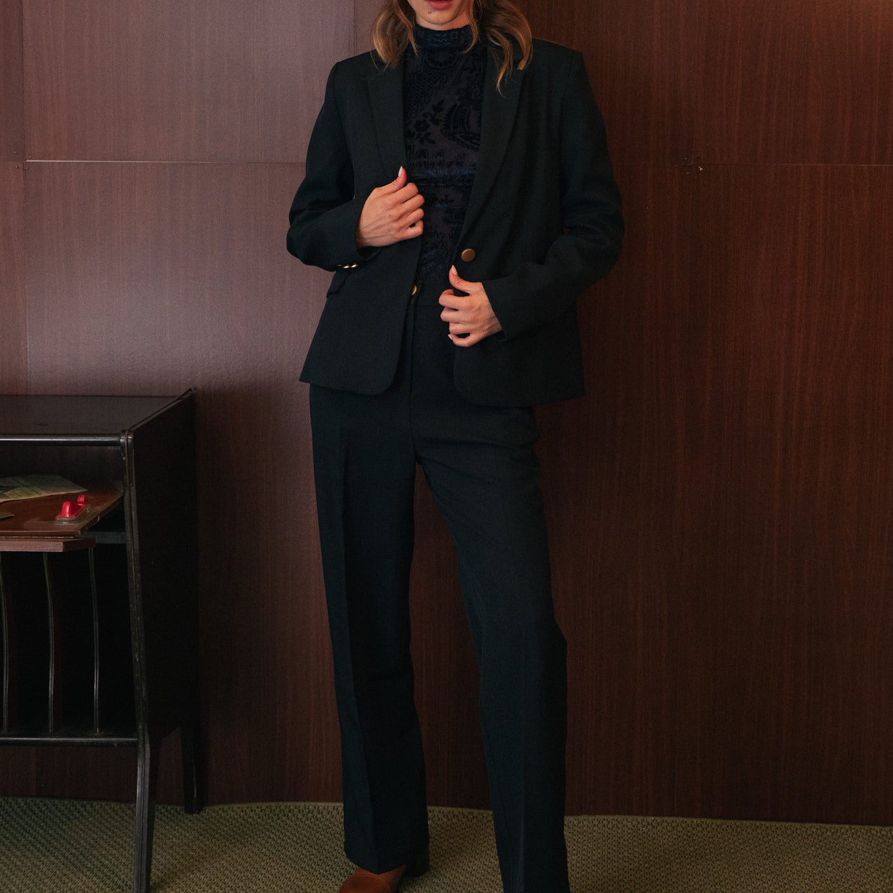 Pantalone blu navy