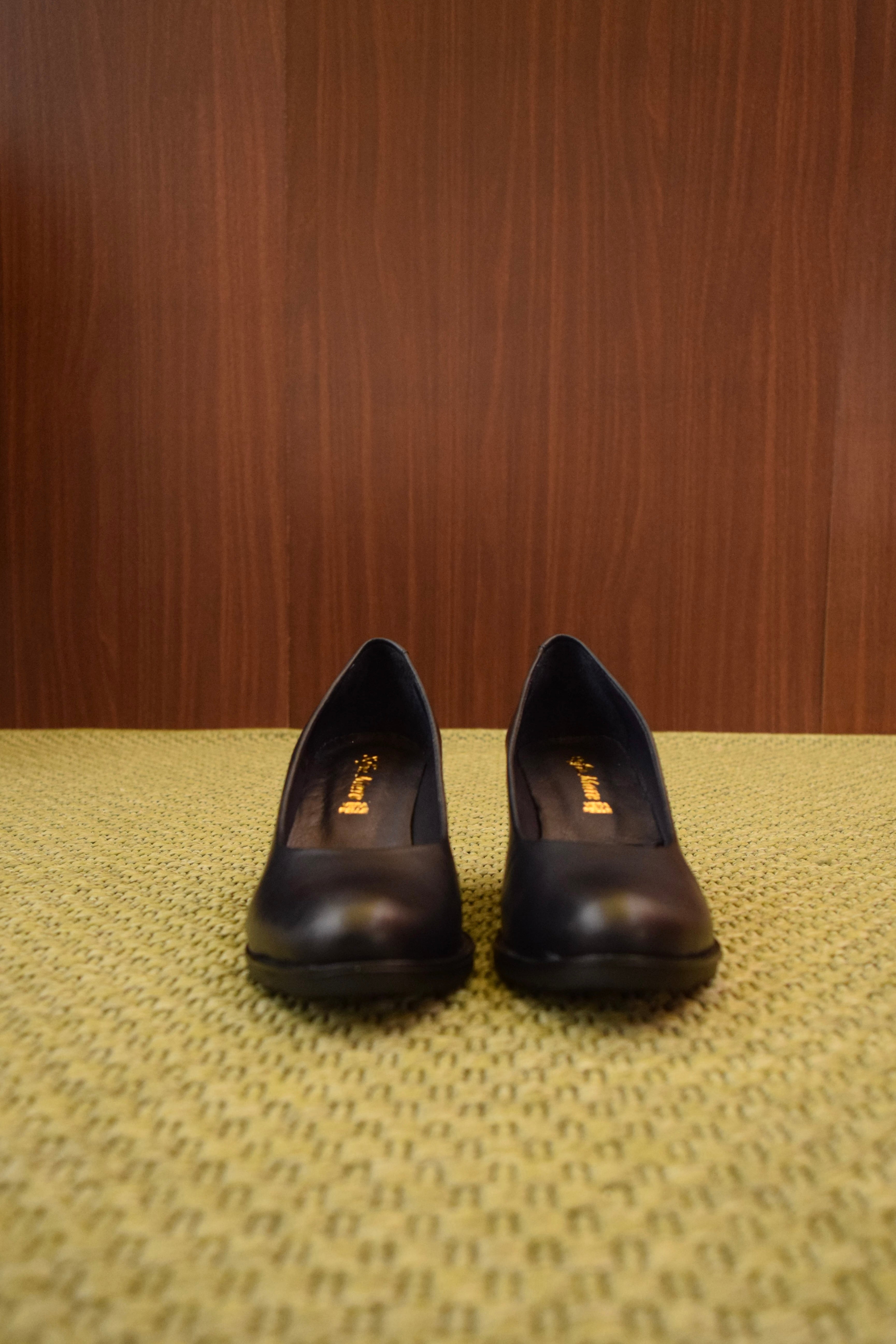 Décolleté blu notte Donna in Vera Pelle con Tacco nero | Scarpe Classiche da Ufficio