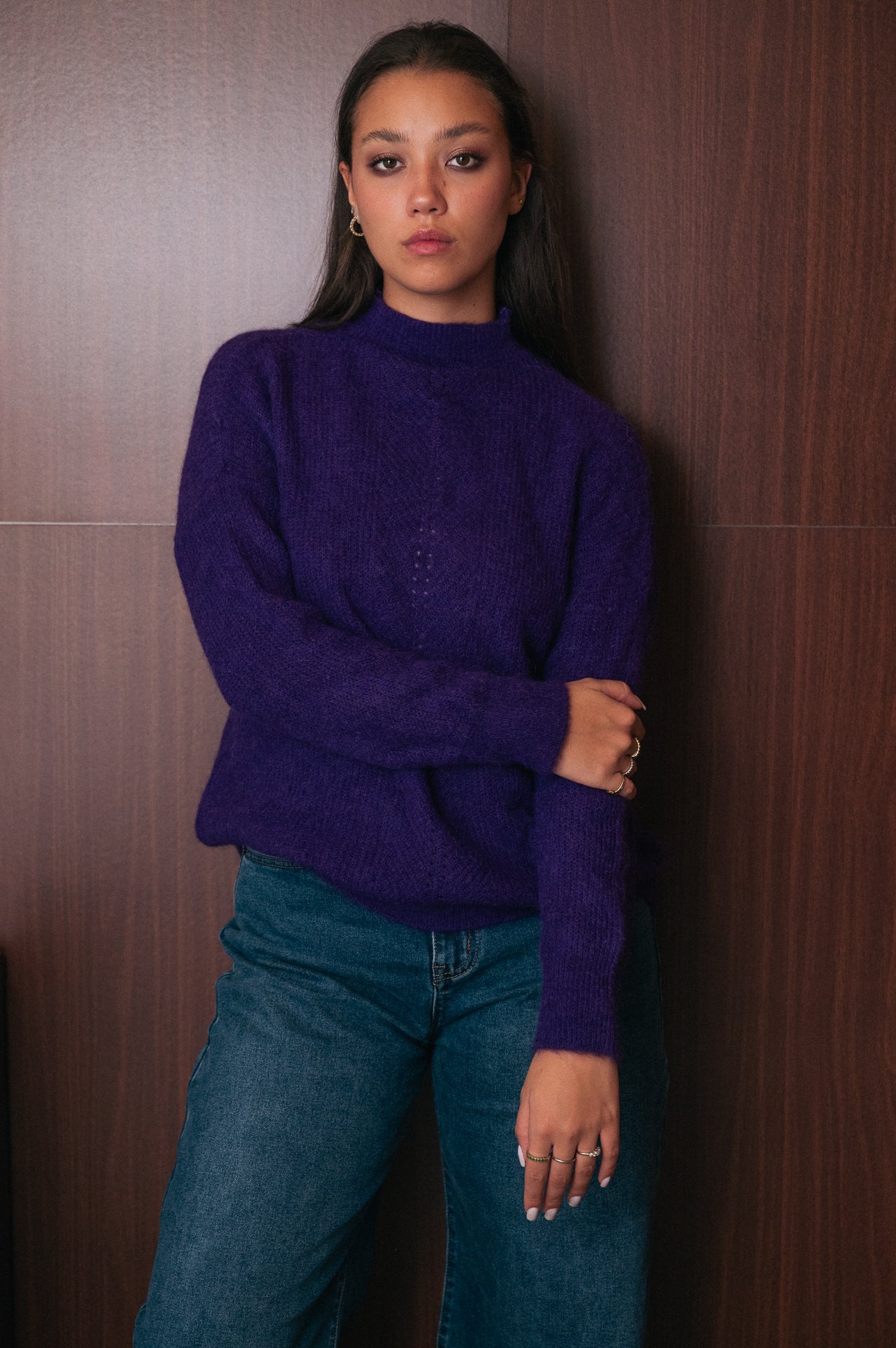 Maglione Collo a vulcano Donna