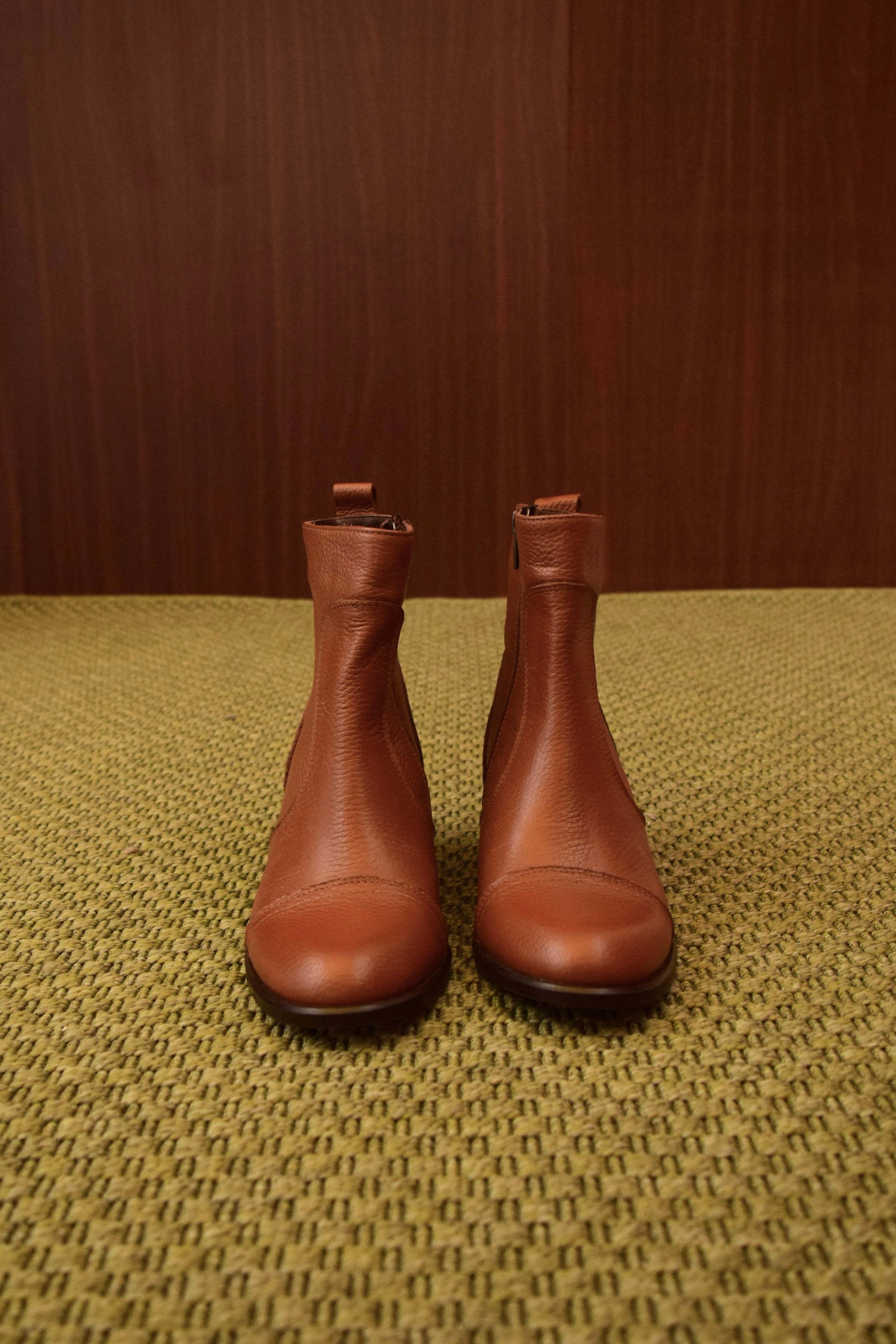 Stivaletto in Pelle Marrone da Donna