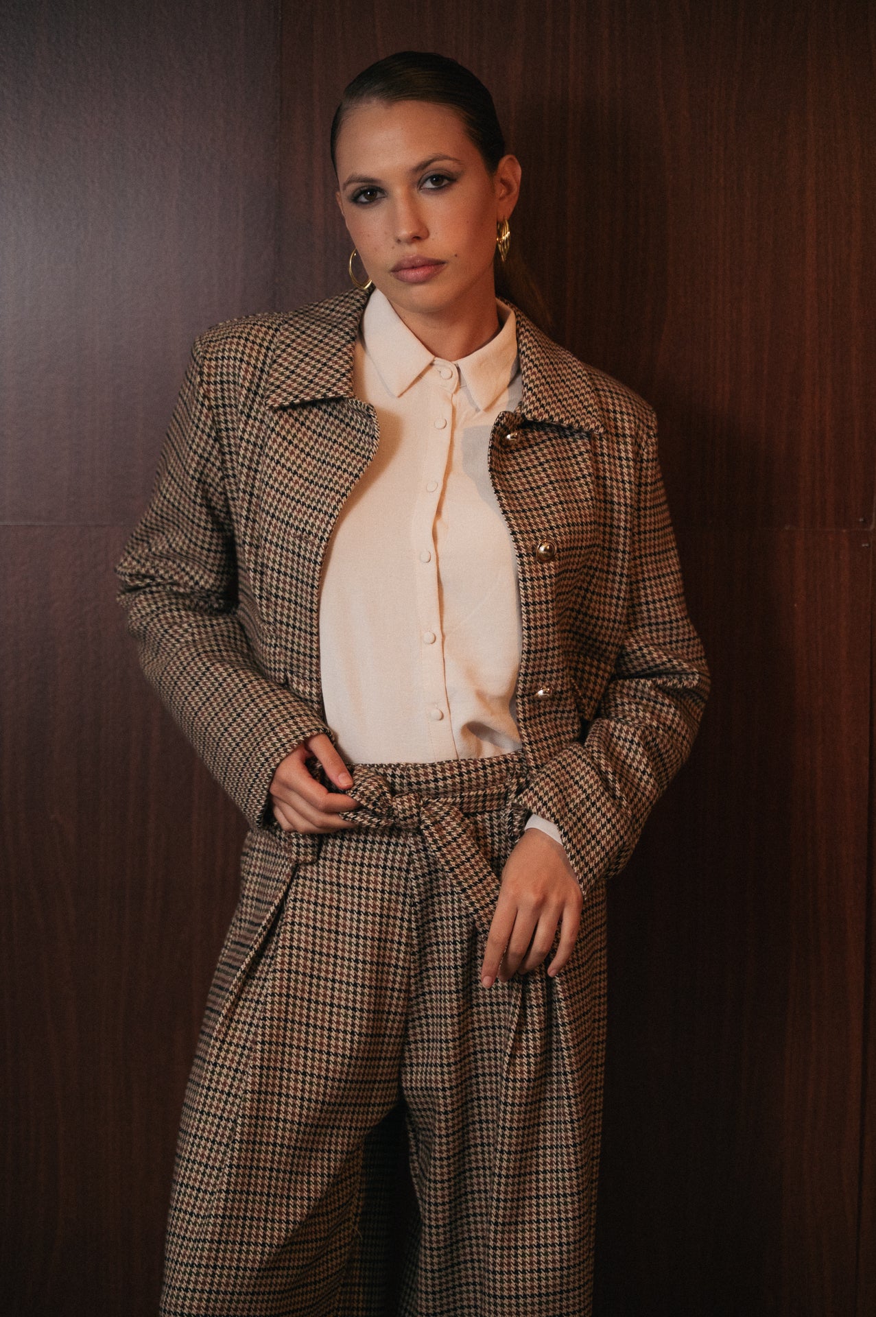 Blazer Corto Donna con Spalline | Chiusura Verticale