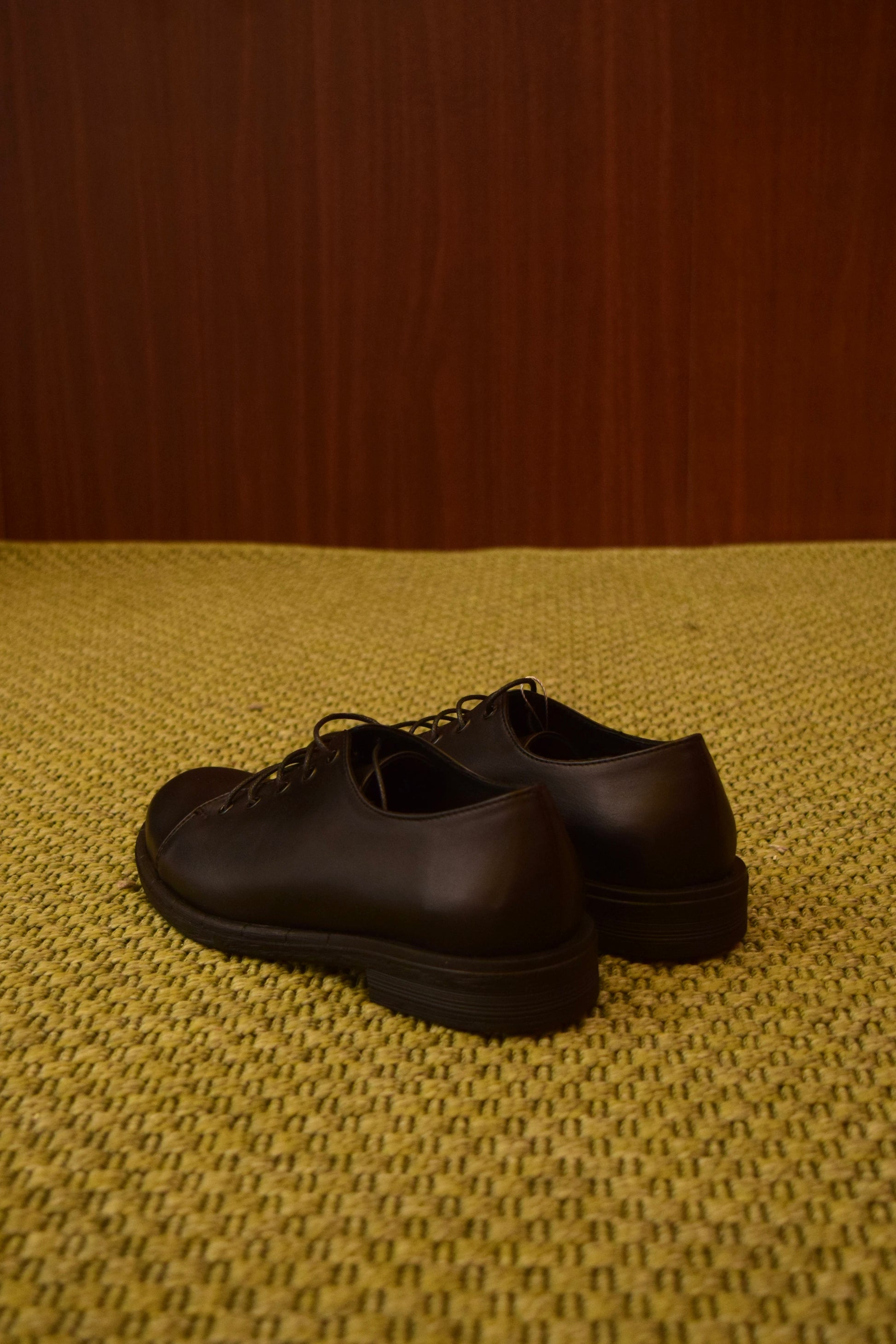 Scarpa derby stringata nera