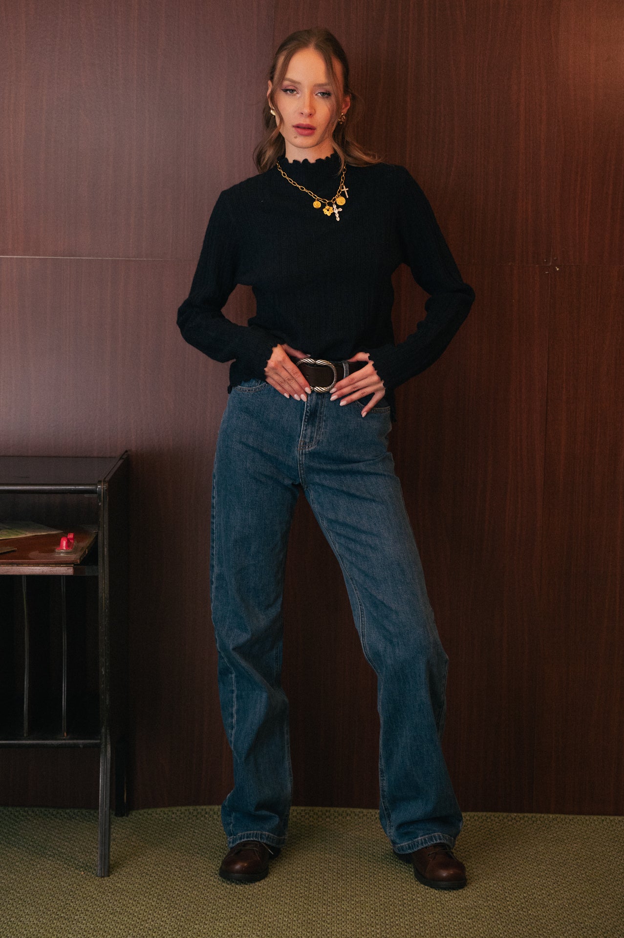 Dolcevita blu notte Ricamato