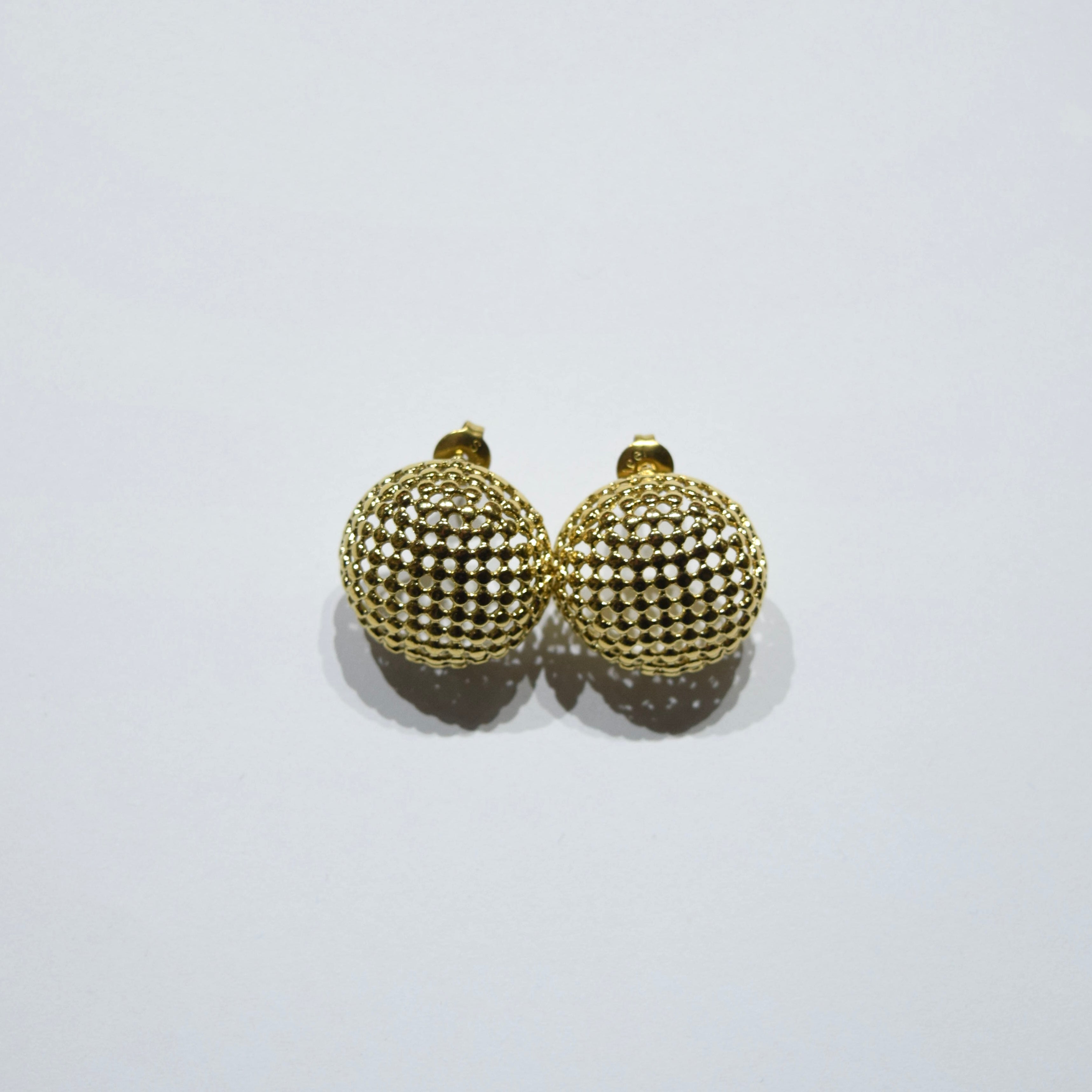 Steel stud earrings