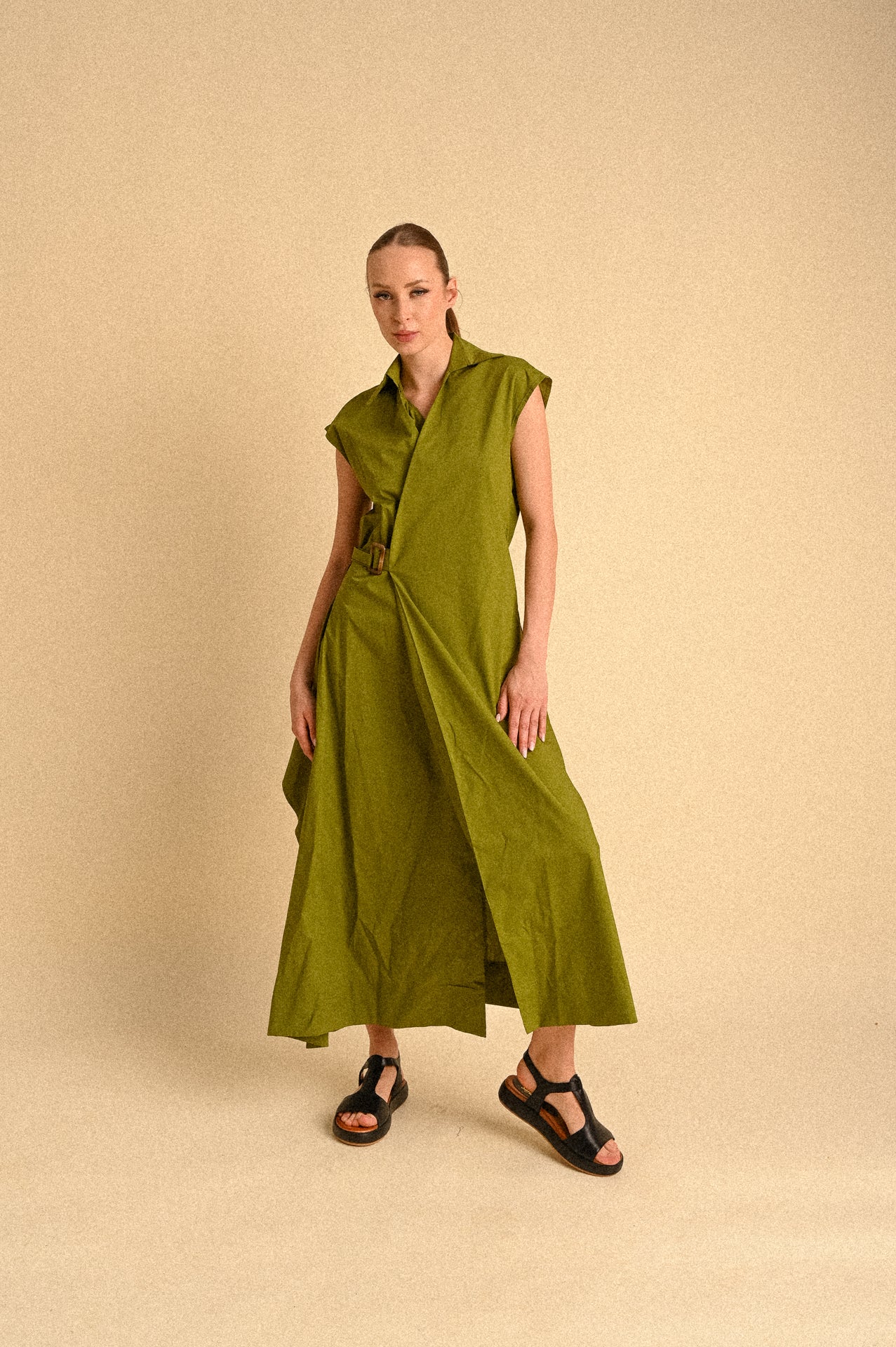 Abito Kyoto Midori verde muschio
