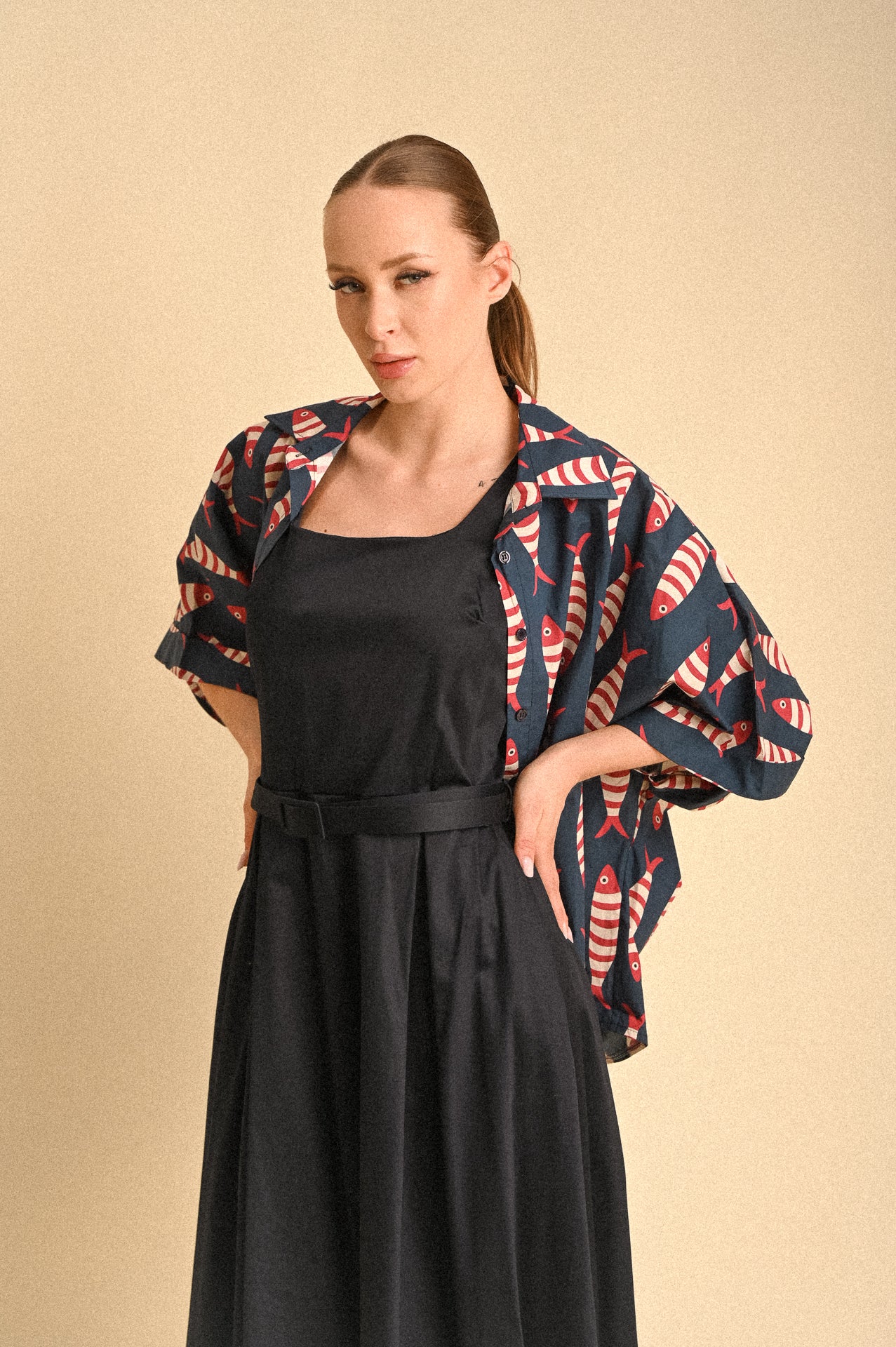 Camicia Miami overall Sardines in Cotone
