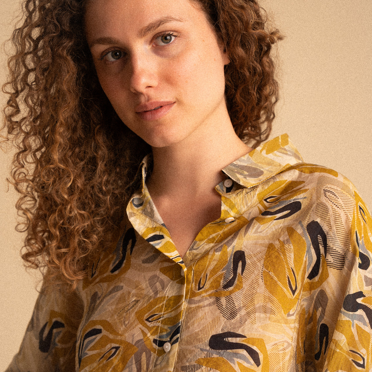 Camicia Donna Fantasia Flux – Manica Tre Quarti in Viscosa