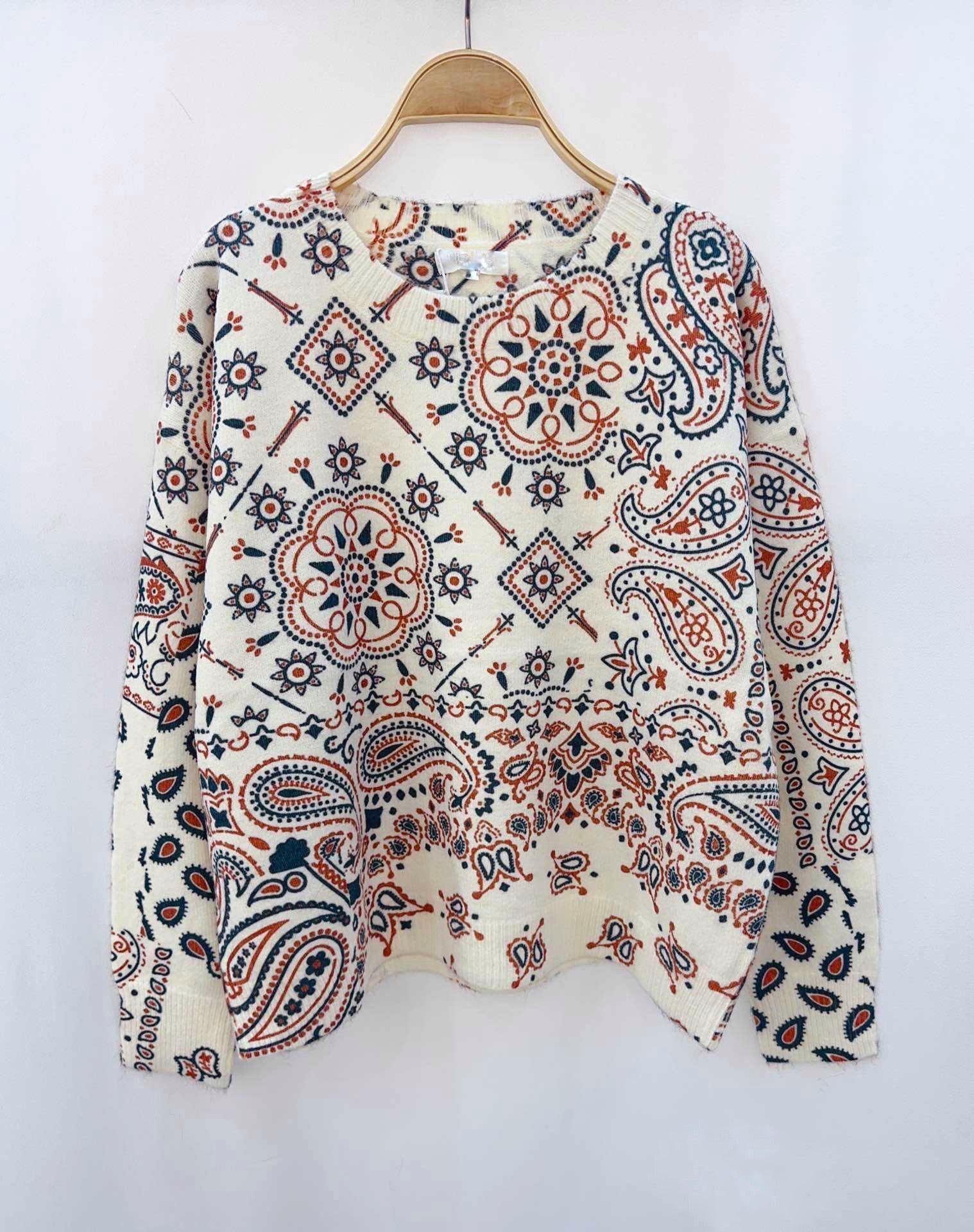 Maglione fantasia mandala