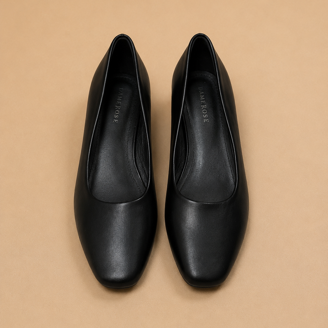 Décolleté “black Élégance” Tacco Basso