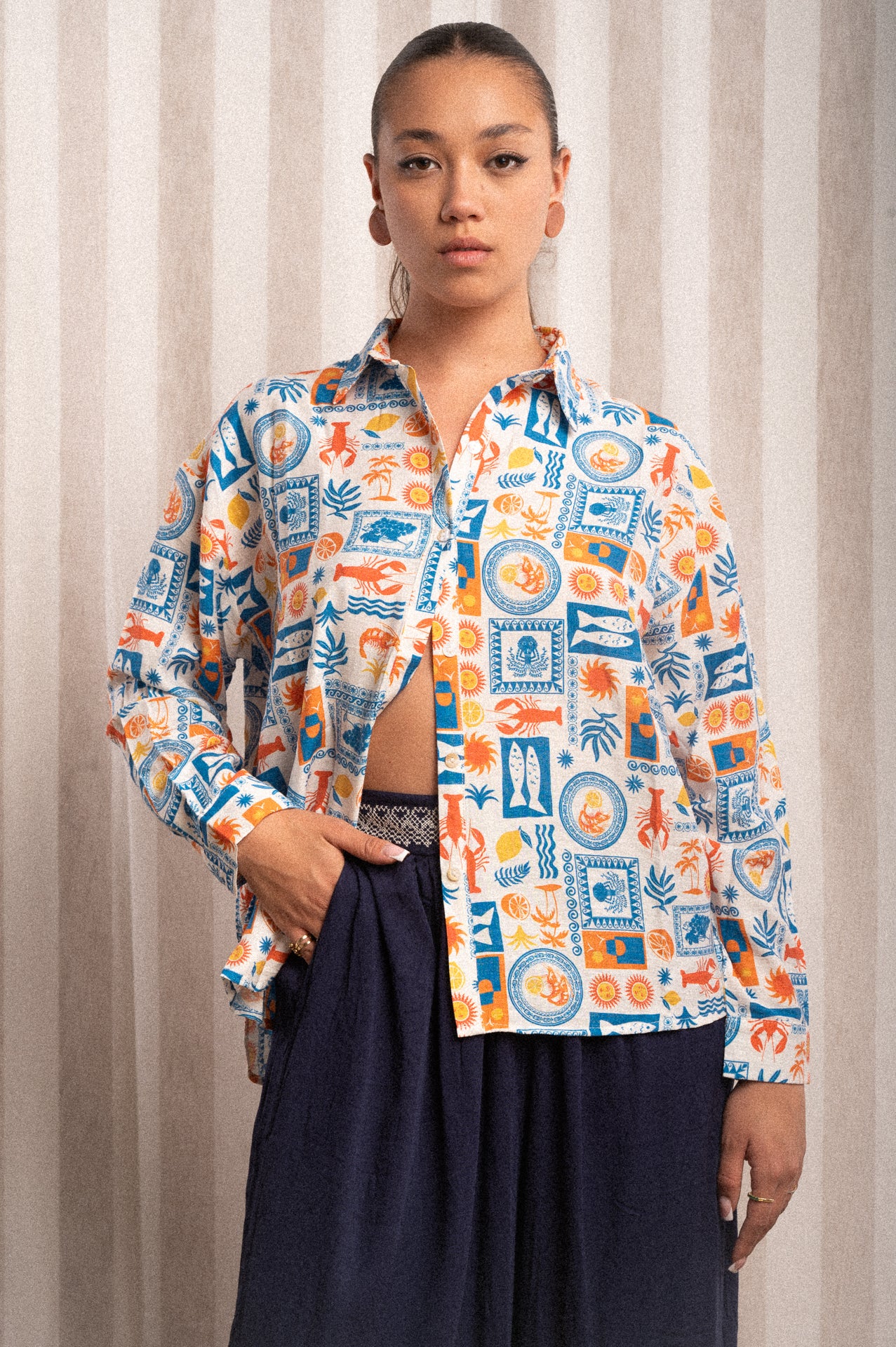 Camicia Capri a fantasia