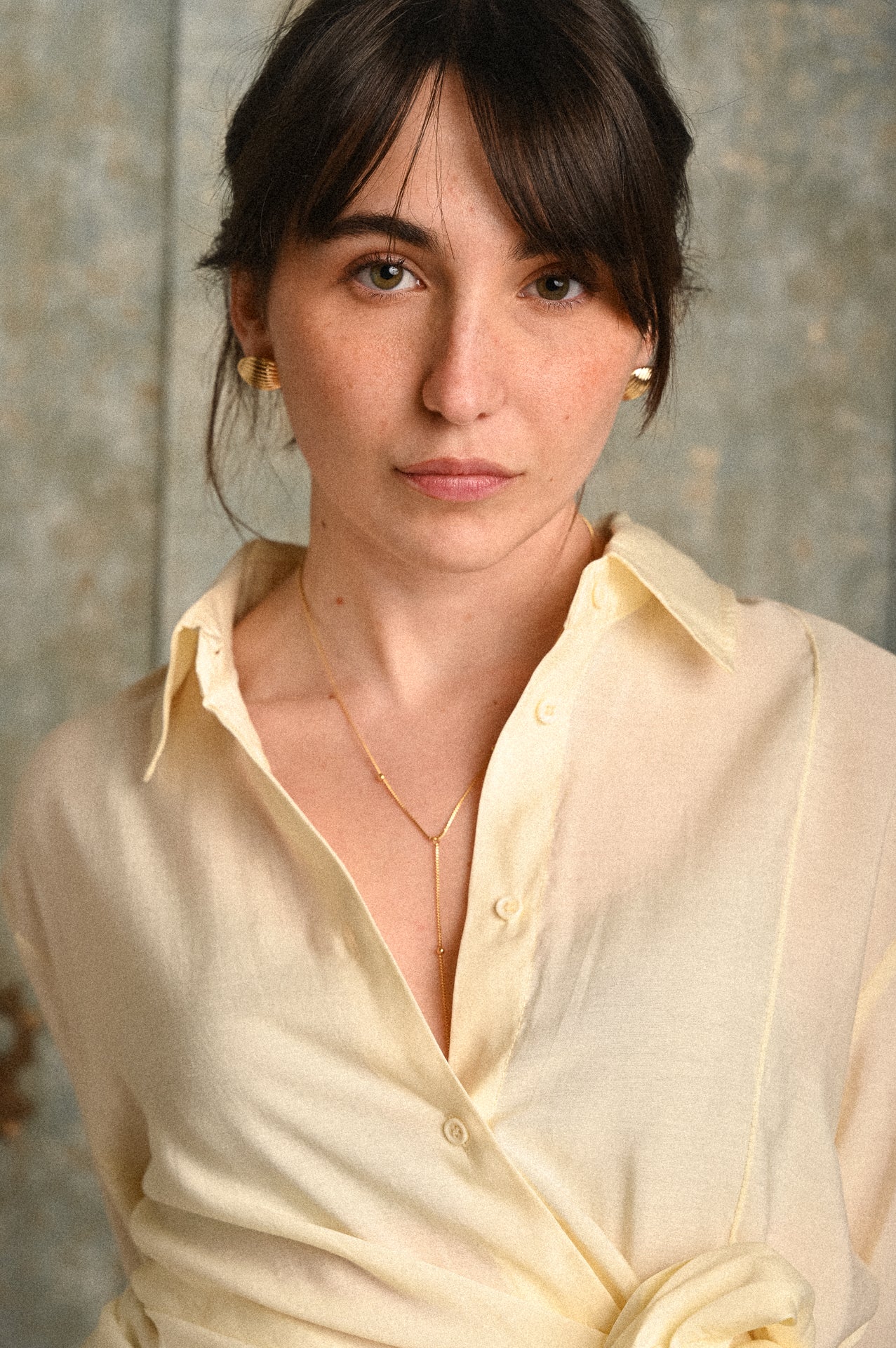 Camicia Frangipani Donna Color Burro