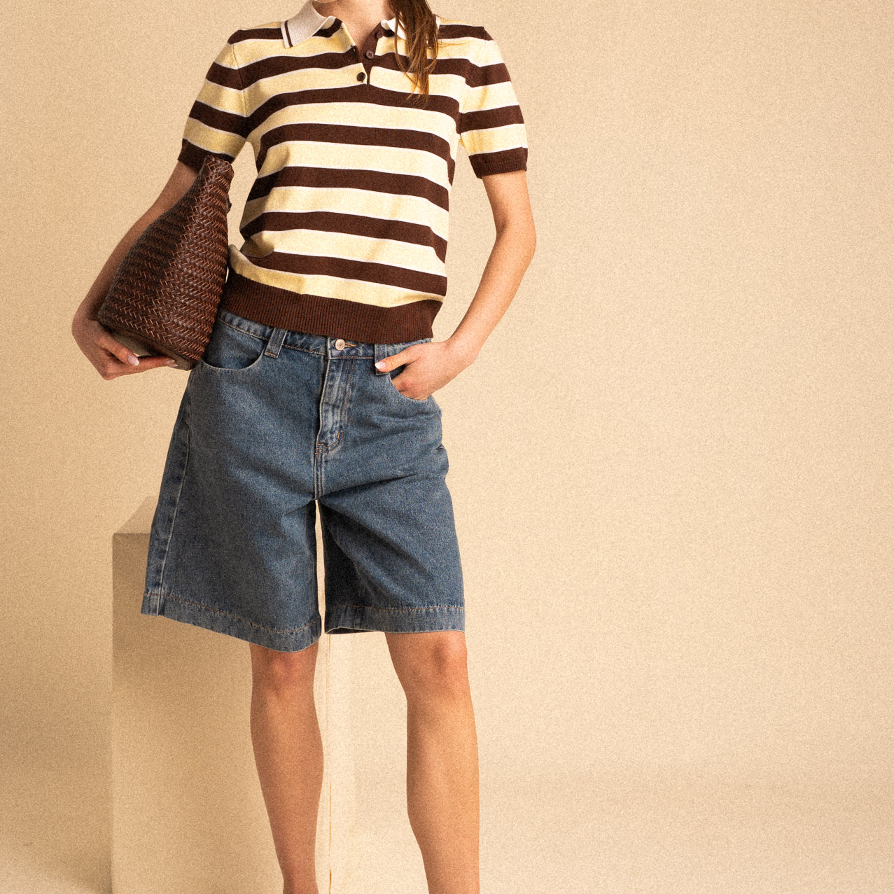 Bermuda Denim Relaxed Fit