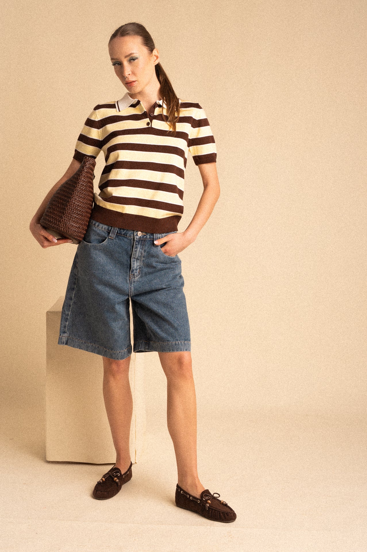 Bermuda Denim Relaxed Fit