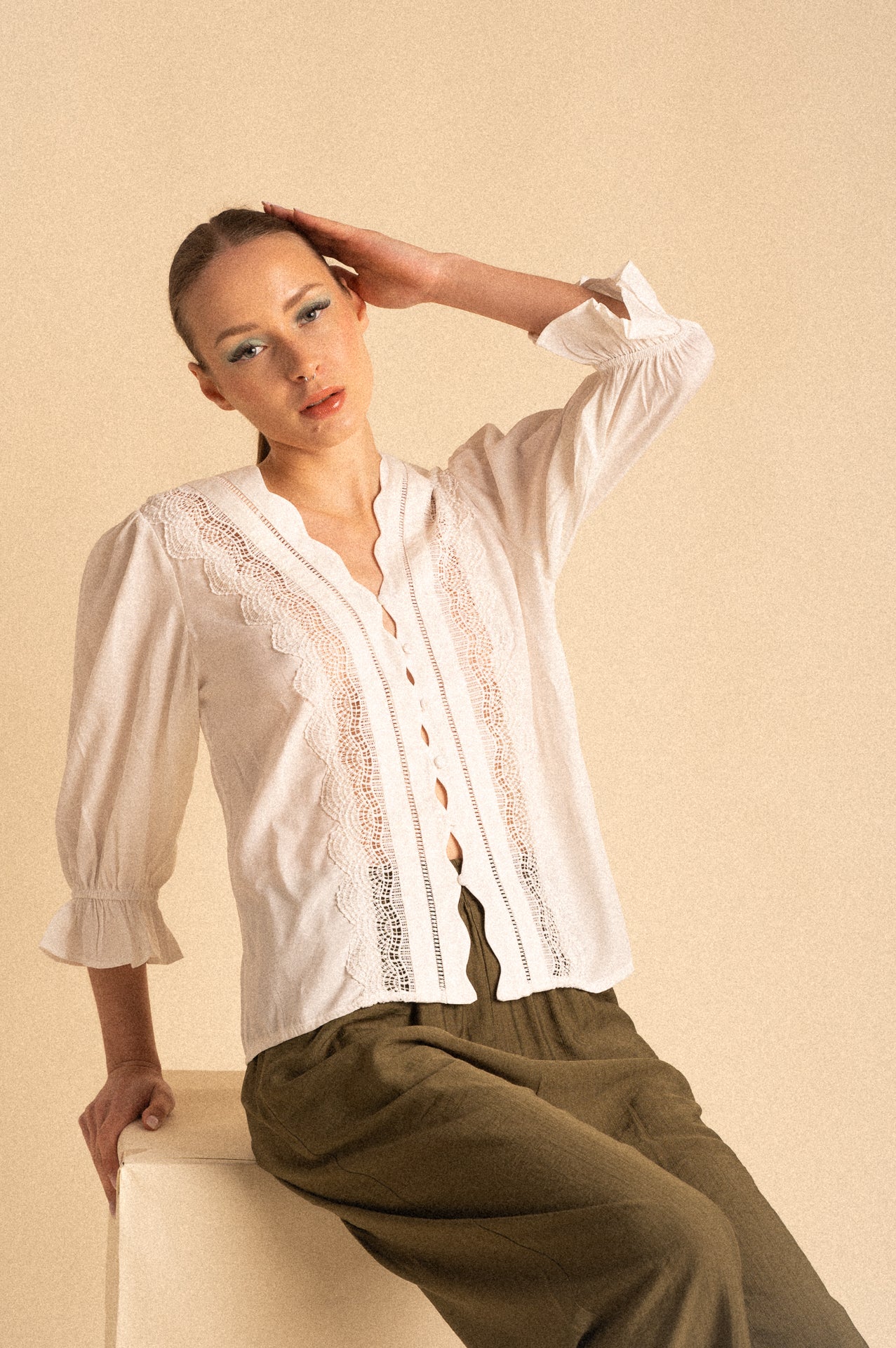 Camicia Nolita Bianca con ricami