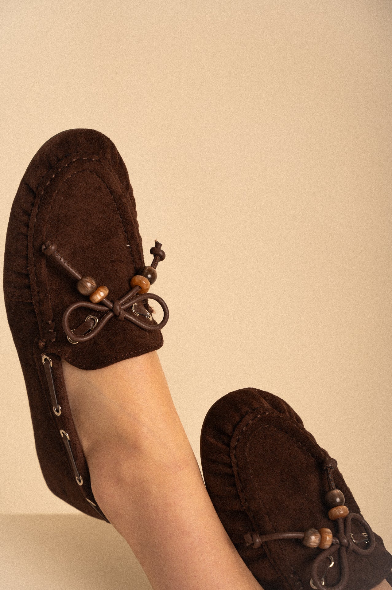 Mocassino Driver Chelsea in Suede Marrone
