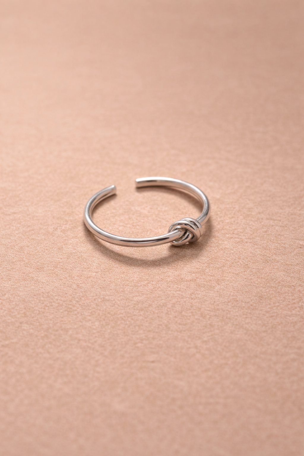 Anello Nodo Regolabile in Acciaio