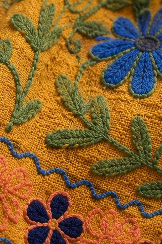 Giacca Solange Suzani Ricamata in Cotone