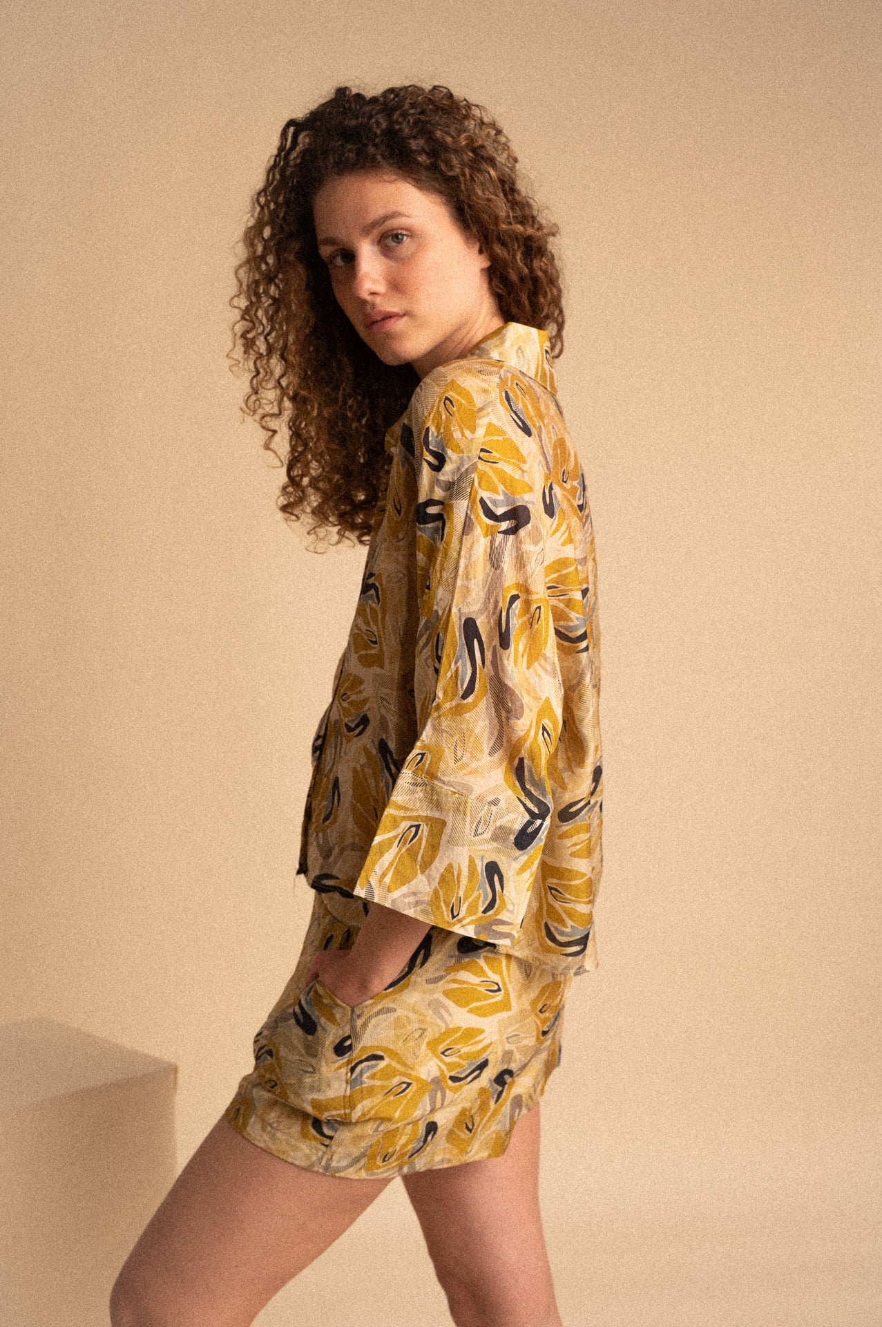 Camicia Donna Fantasia Flux – Manica Tre Quarti in Viscosa