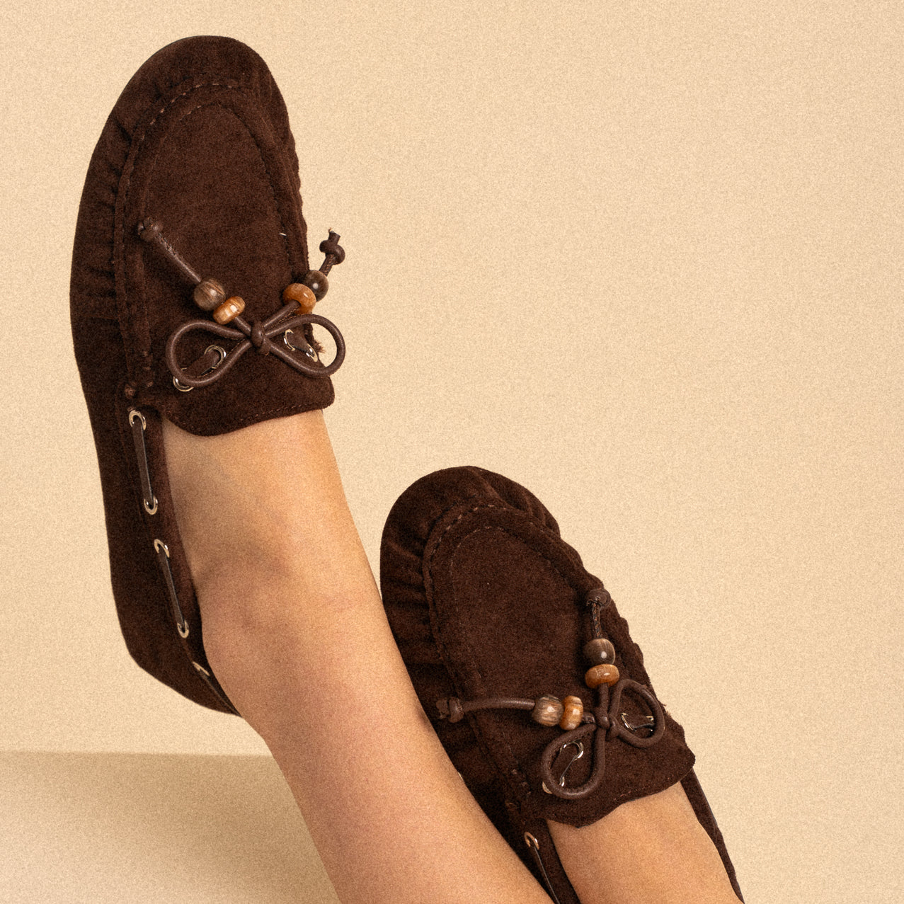 Mocassino Driver Chelsea in Suede Marrone