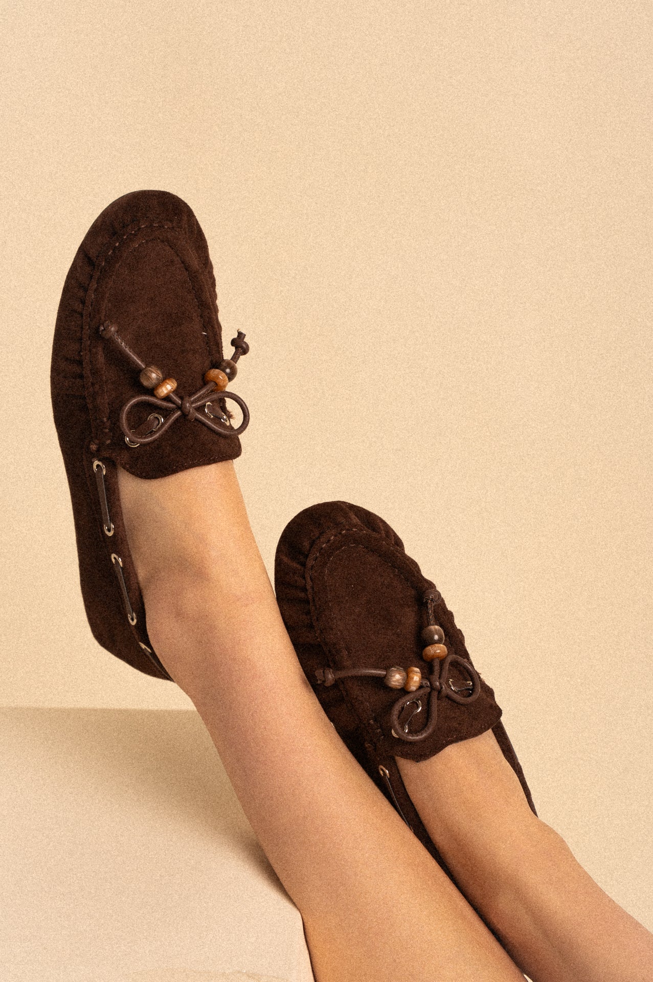 Mocassino Driver Chelsea in Suede Marrone