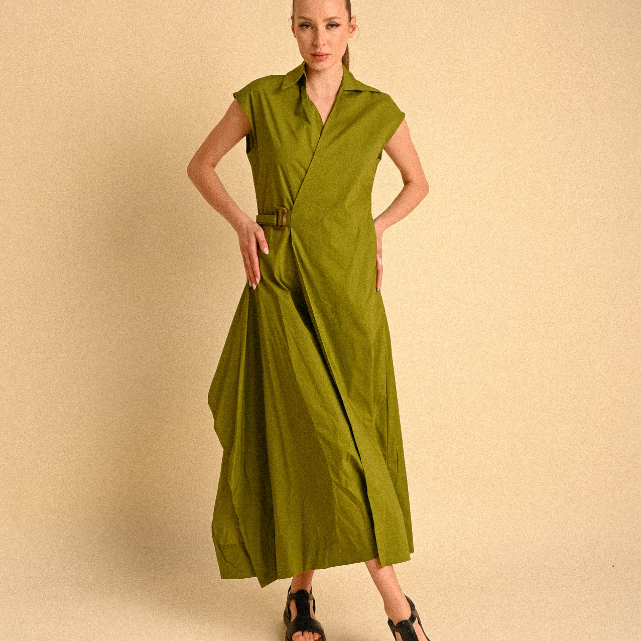 Abito Kyoto Midori verde muschio