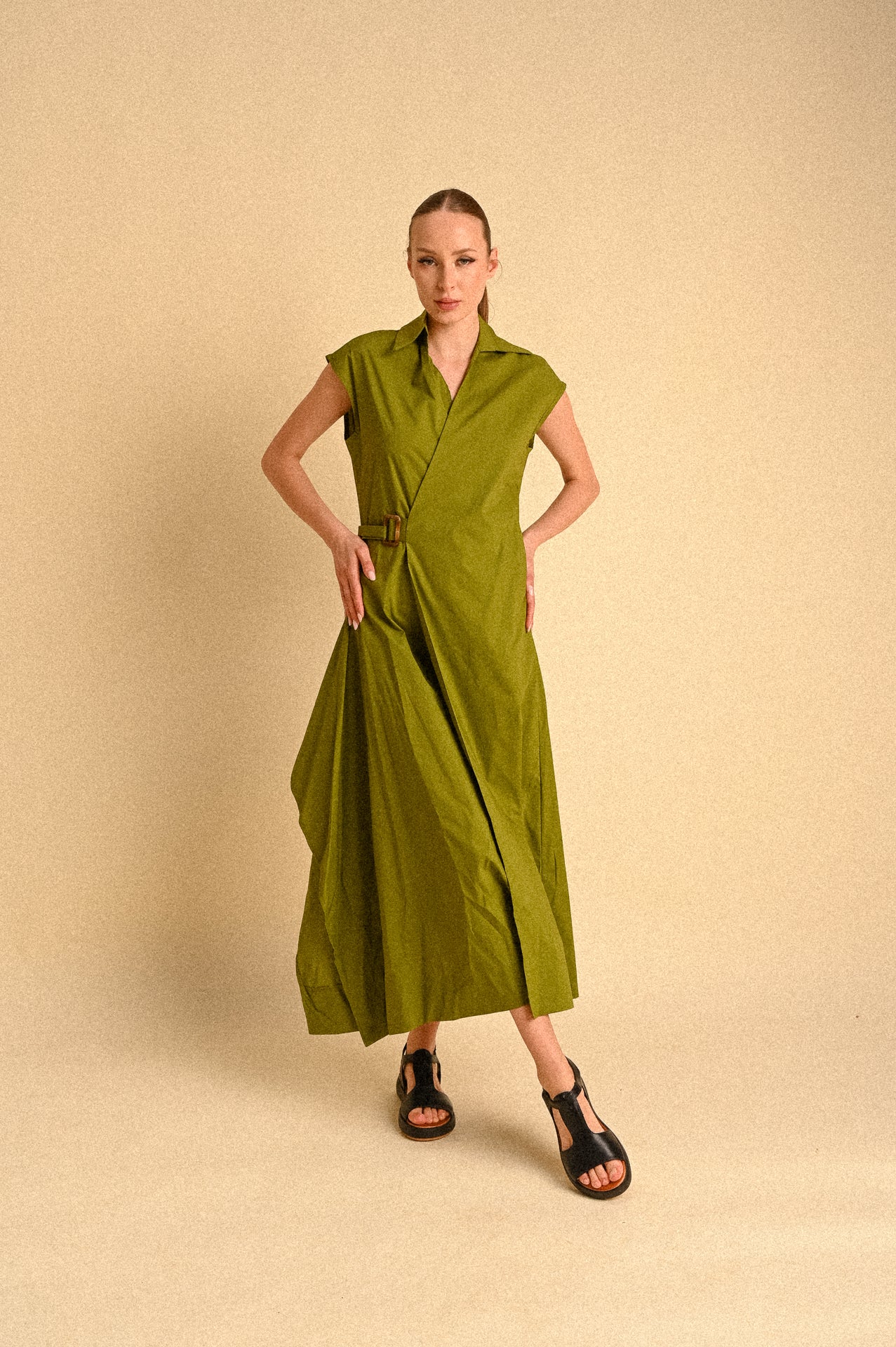 Abito Kyoto Midori verde muschio