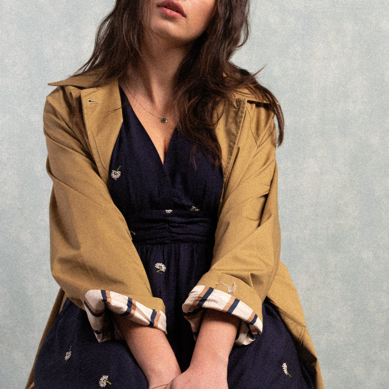 Trench cammello sezane