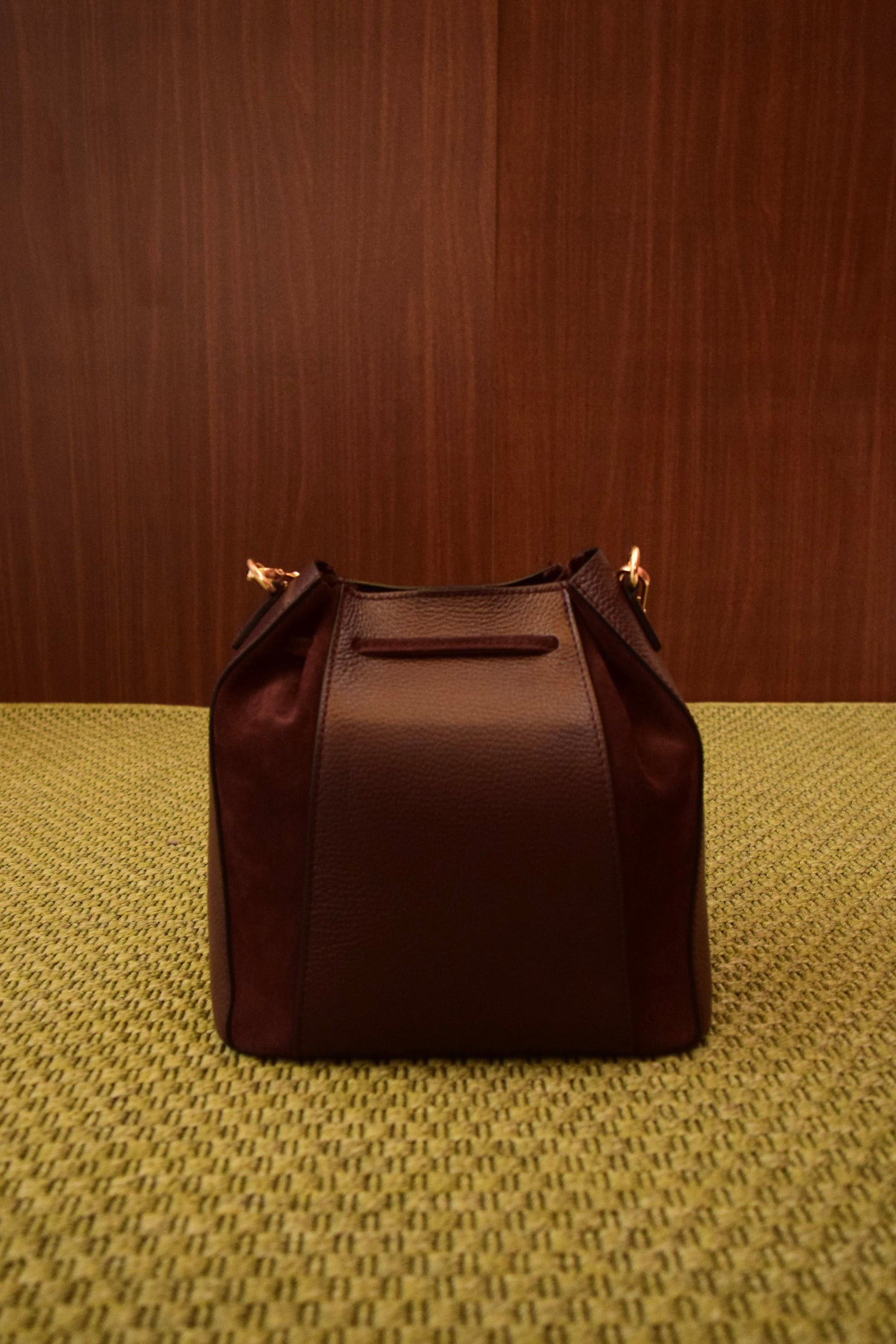 Borsa a mano color Borgogna