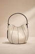Tulipan Bag a Secchiello panna con Doppia Tracolla