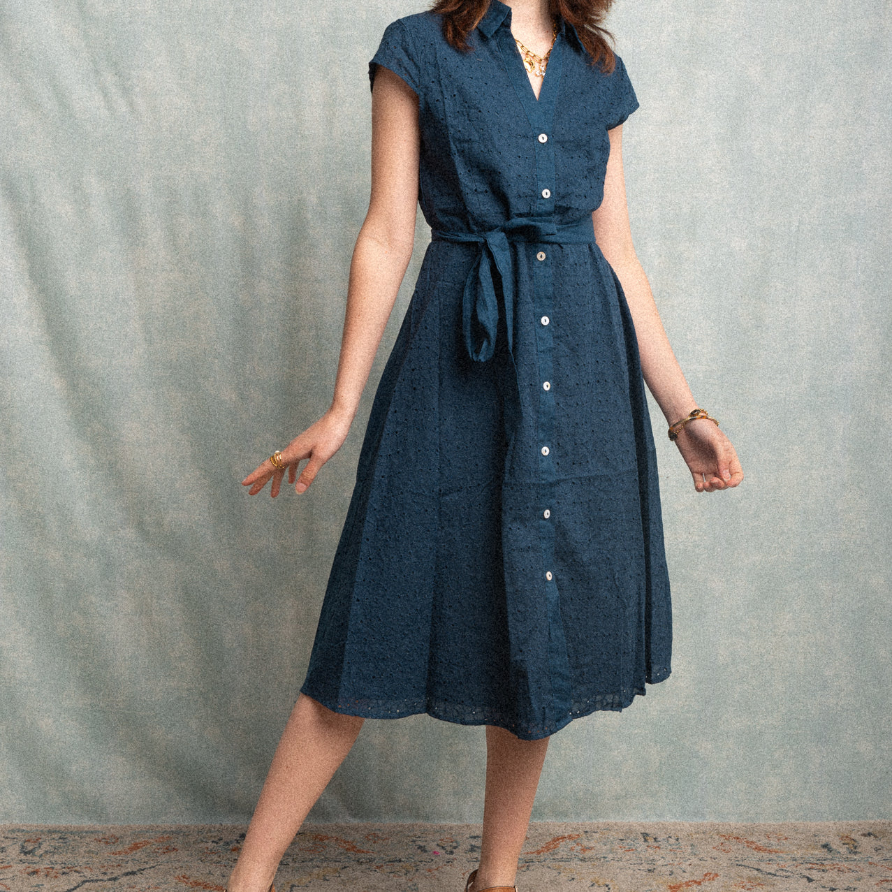 Abito chemisier Patricia blu