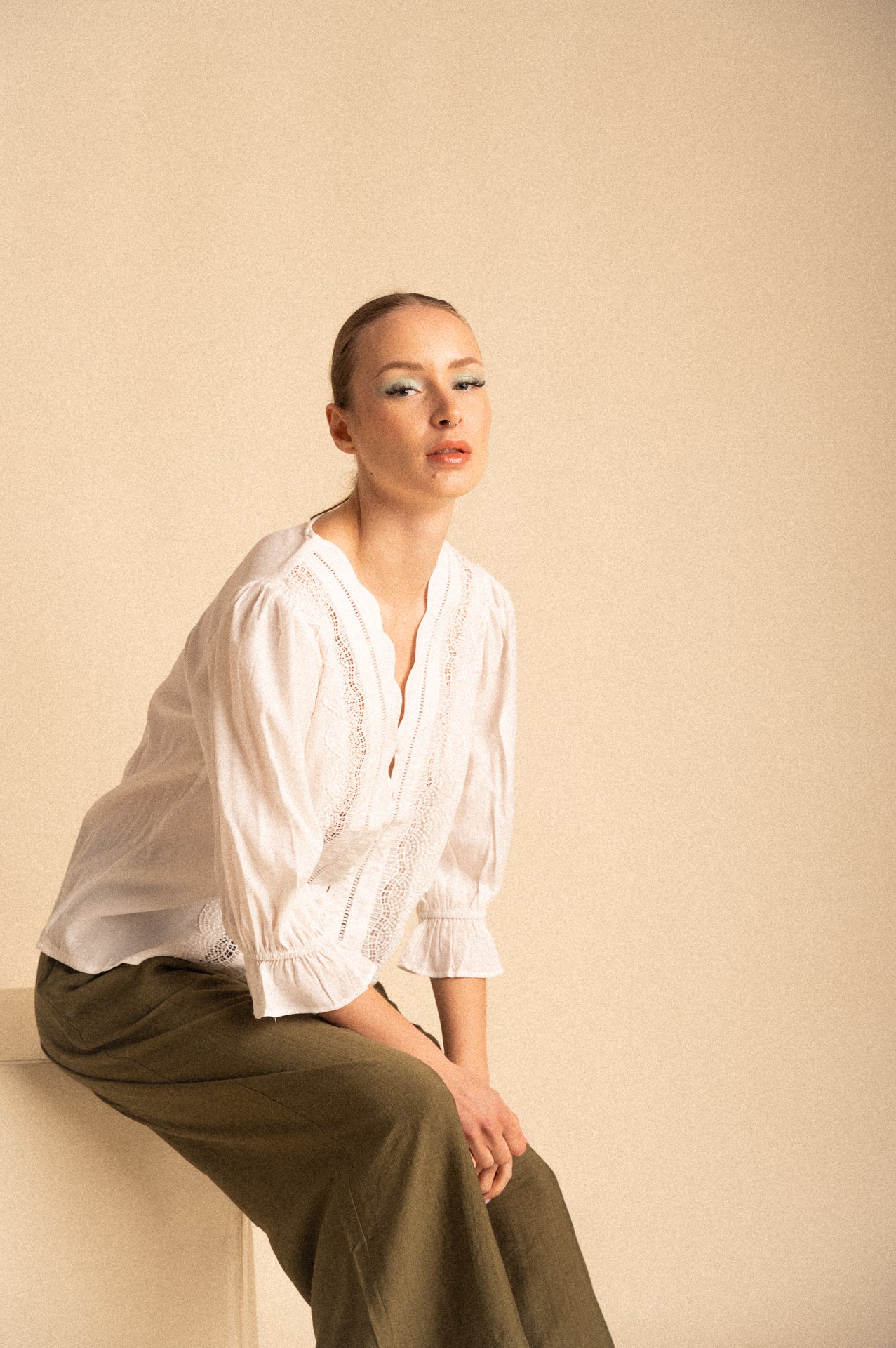 Camicia Nolita Bianca con ricami
