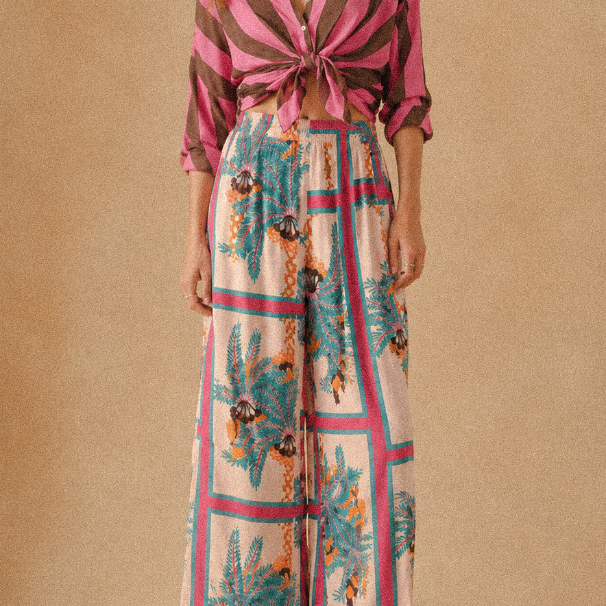 Pantalone Palazzo Palm Breeze