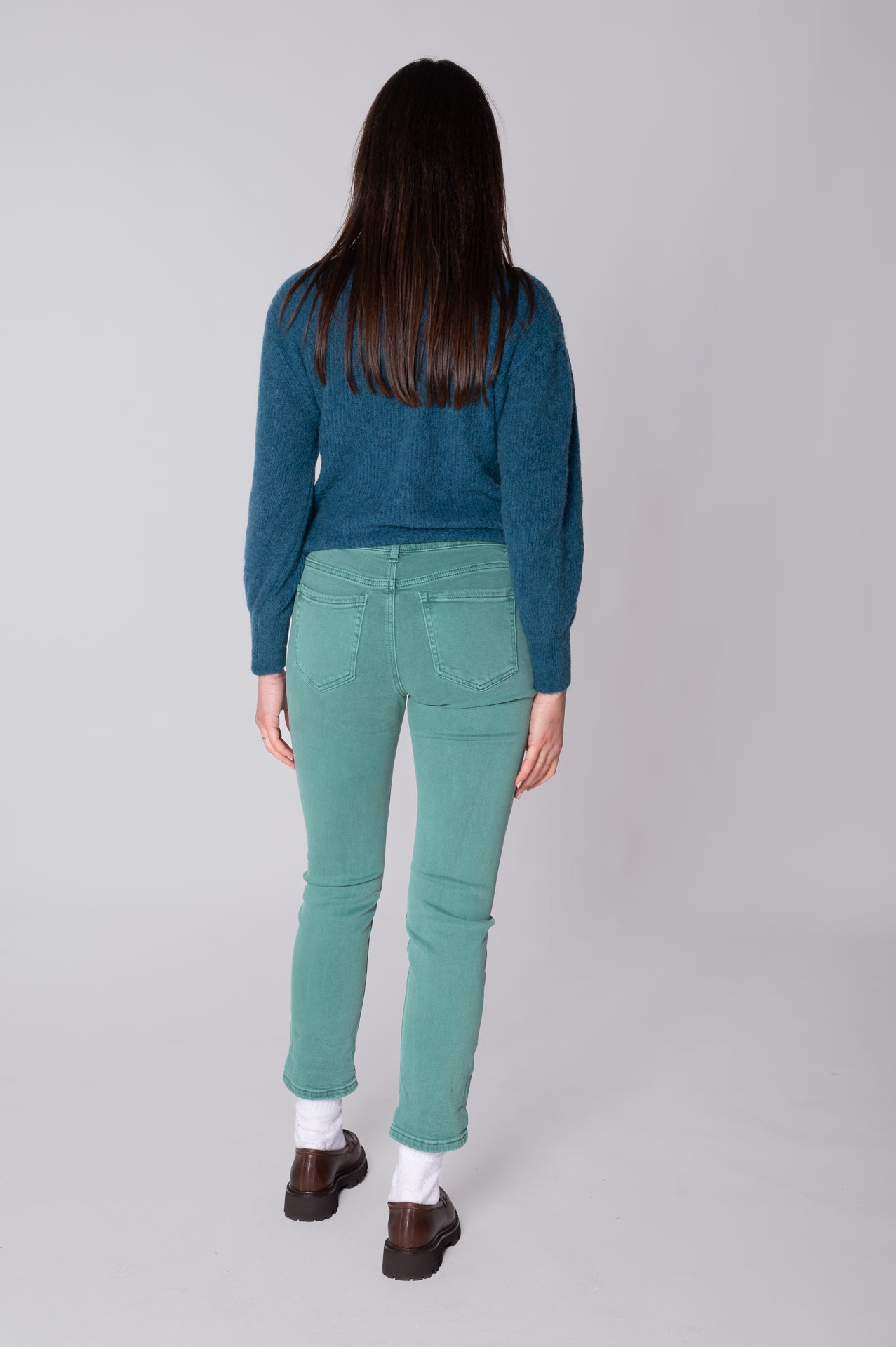 Jeans Telma Verde acqua