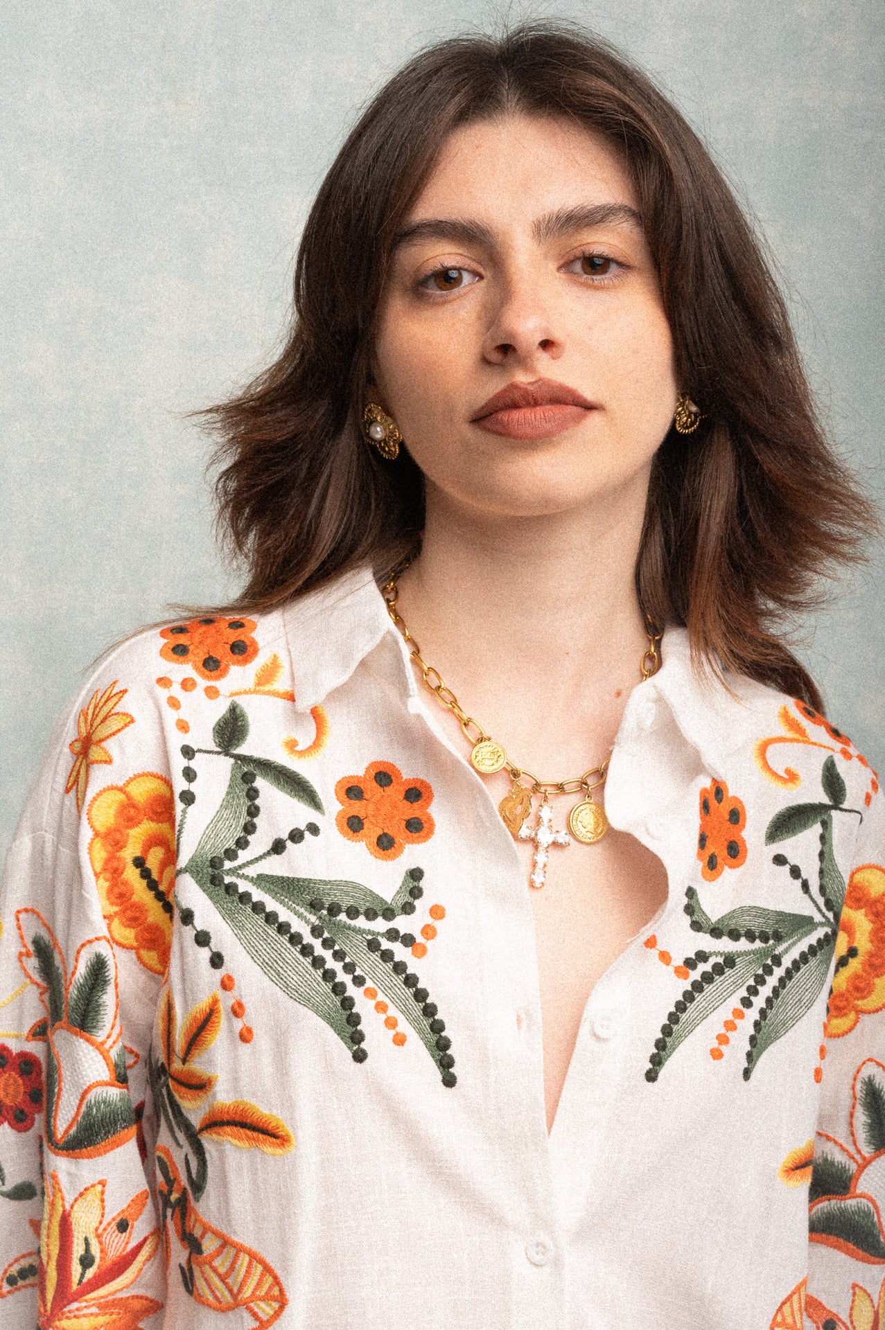 Camicia Justine a fantasia
