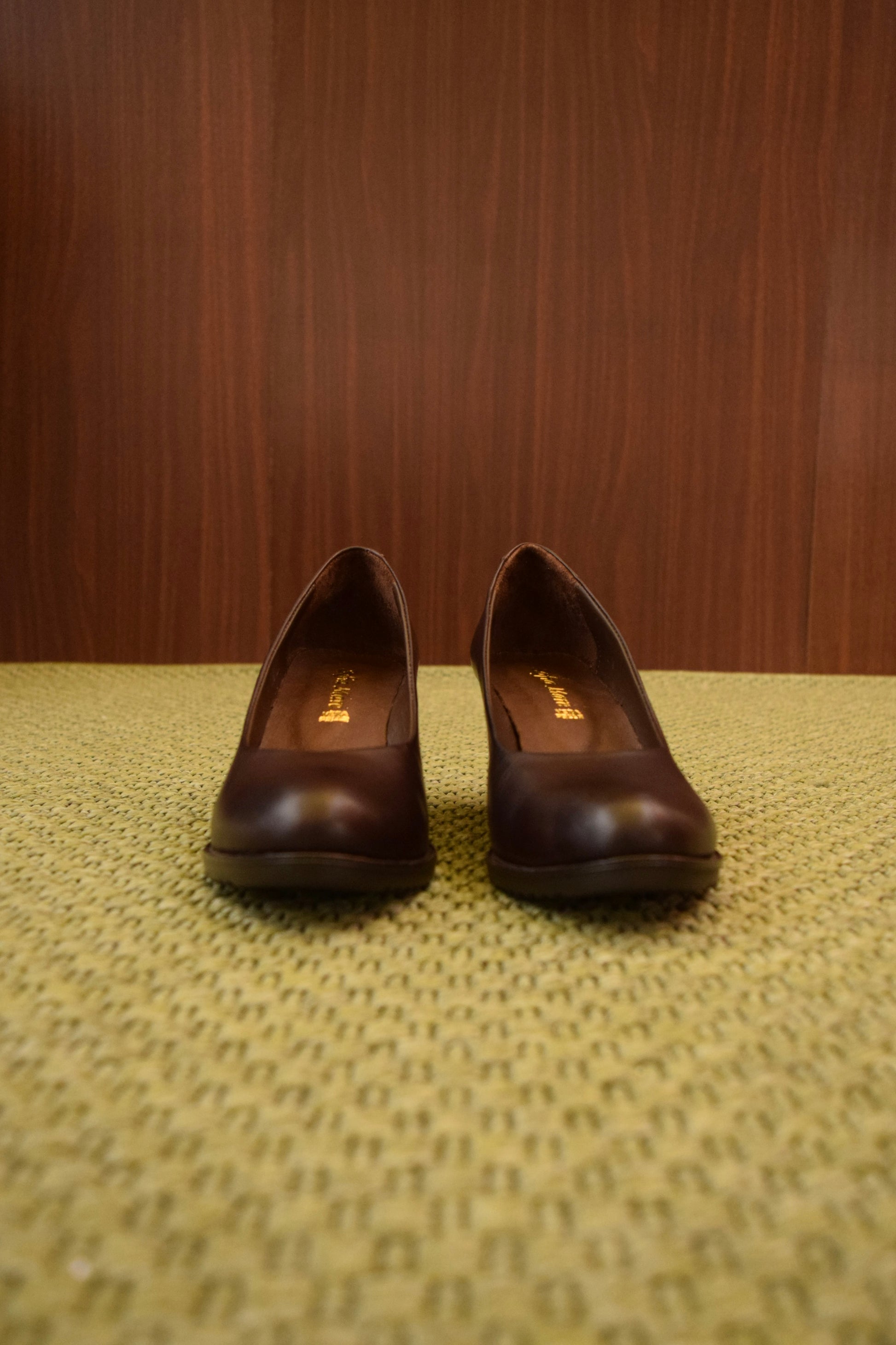 Décolleté testa di moro Donna in Vera Pelle con Tacco 6cm  | Scarpe Classiche da Ufficio
