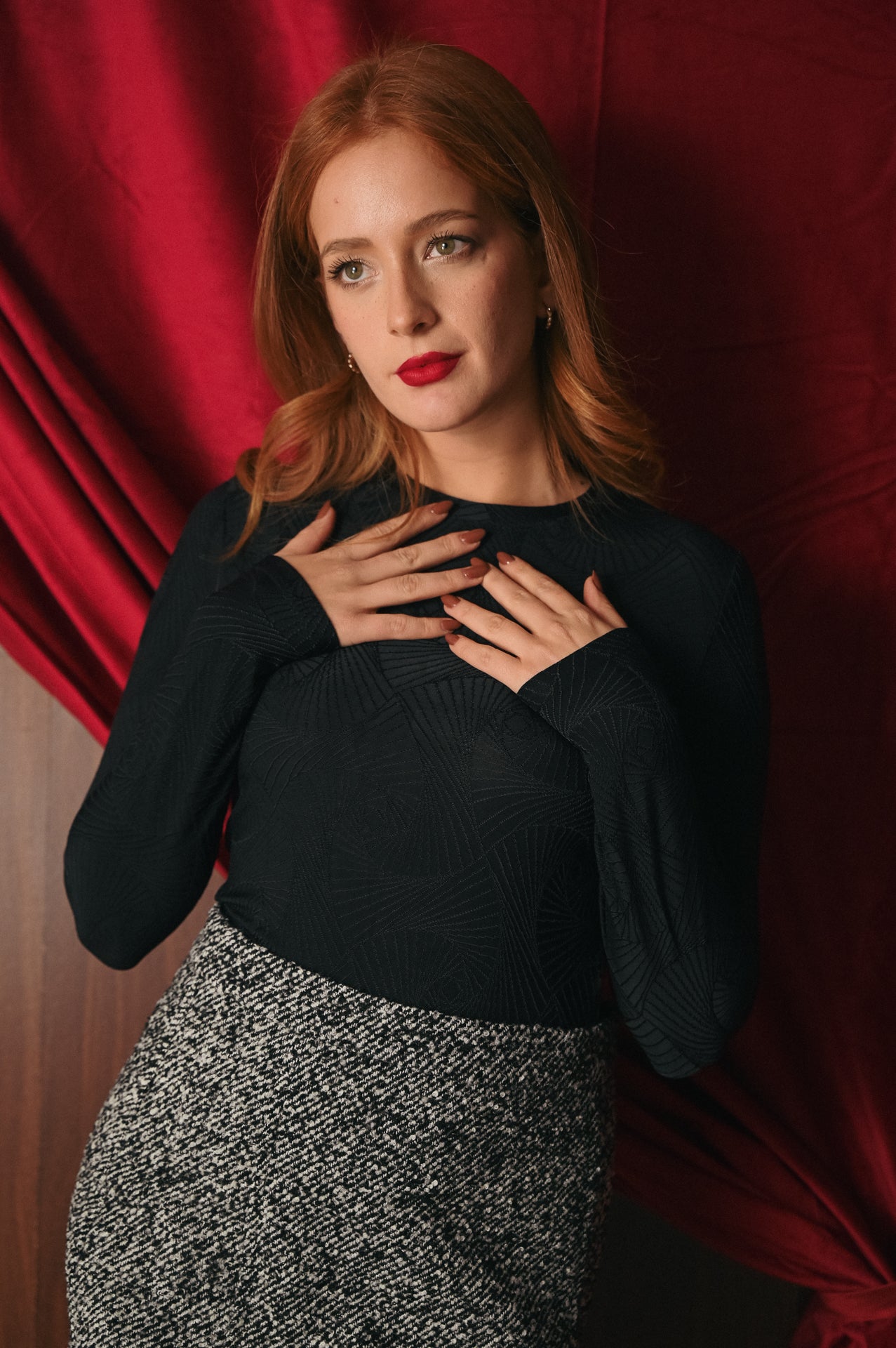 Body Nero Ricami Donna | Body semi Trasparente