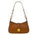 Borsa tracolla in pelle marrone 