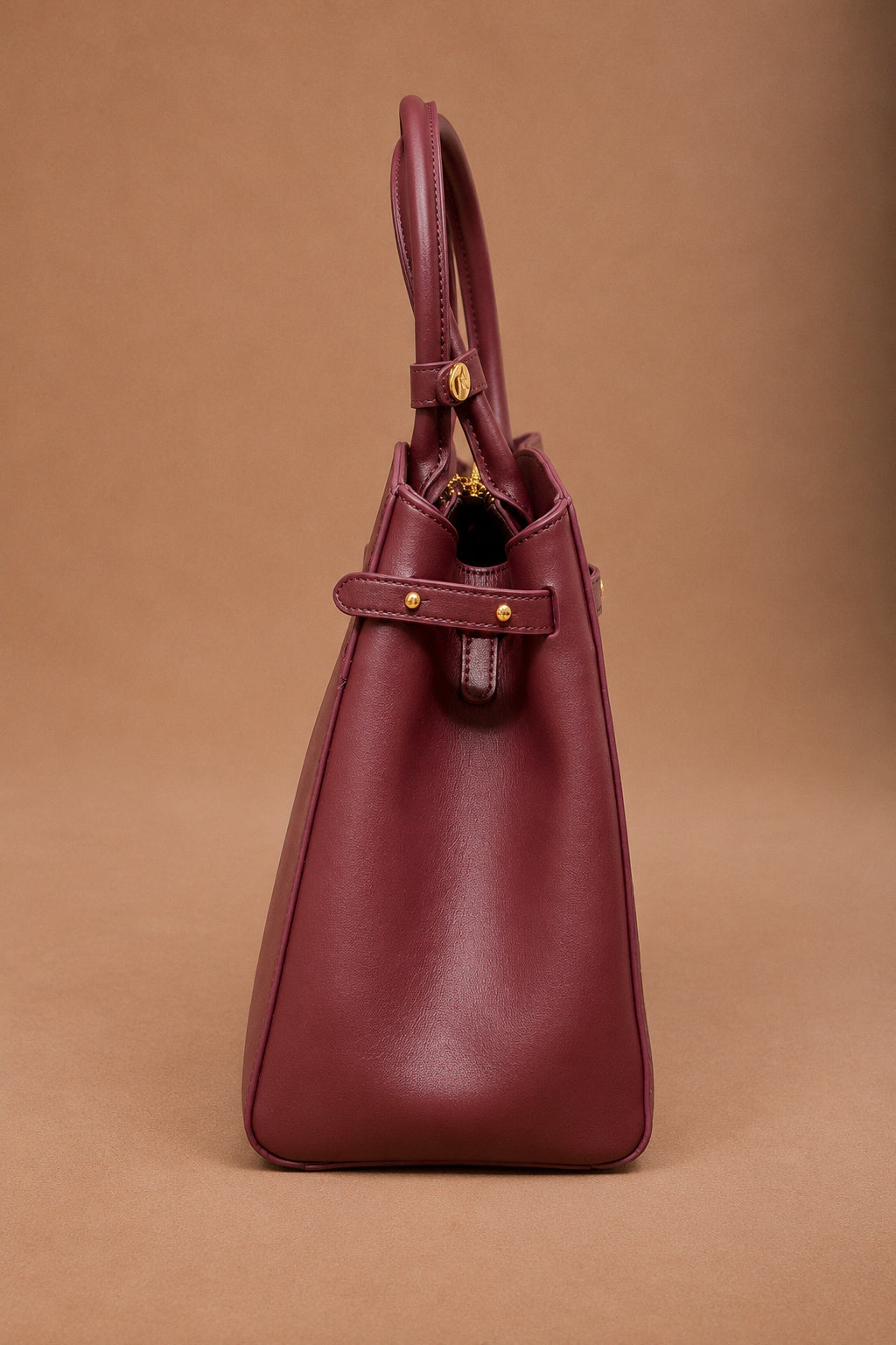 Borsa Louise in vera pelle color bordeaux