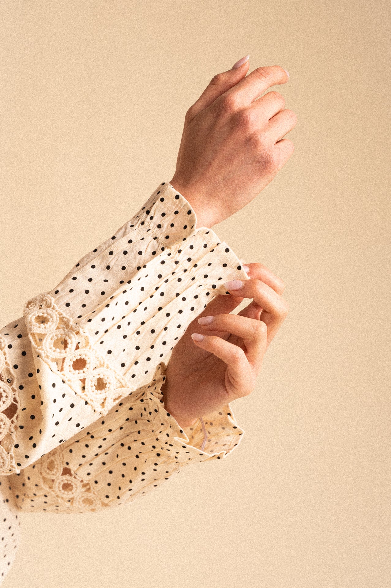 Camicia Sutton Pois con Ricami