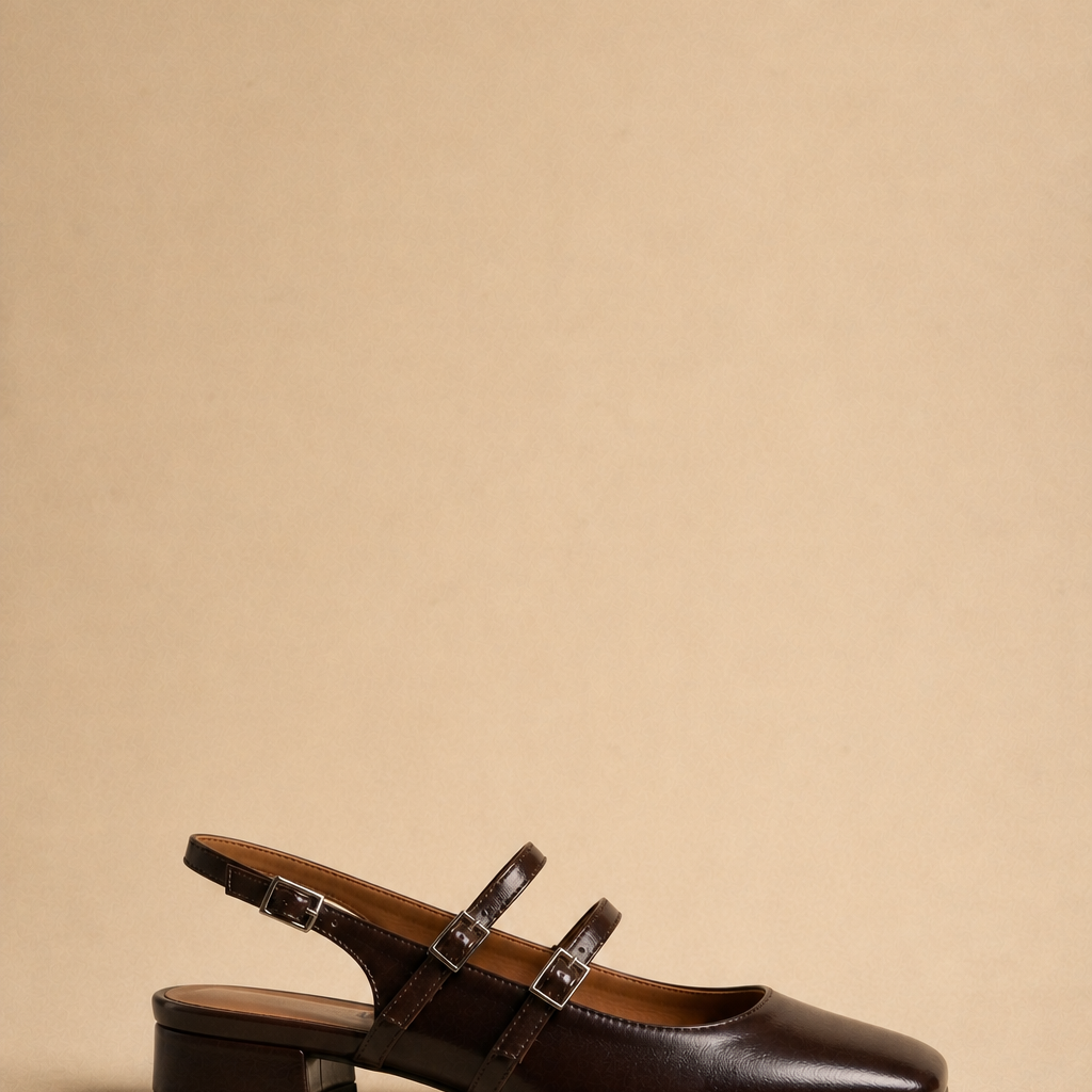 Mary Jane Donna Testa di Moro Midtown – Décolleté con Cinturini e Tacco 4 cm