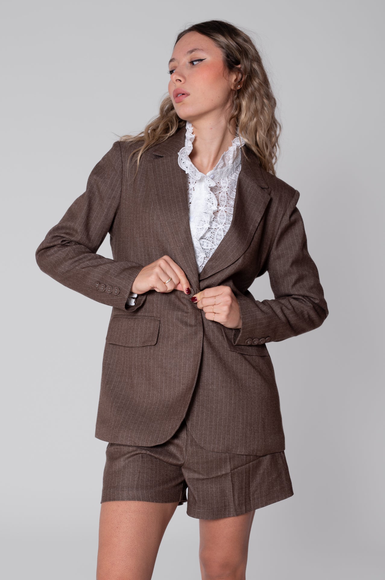 Blazer marrone Adeline