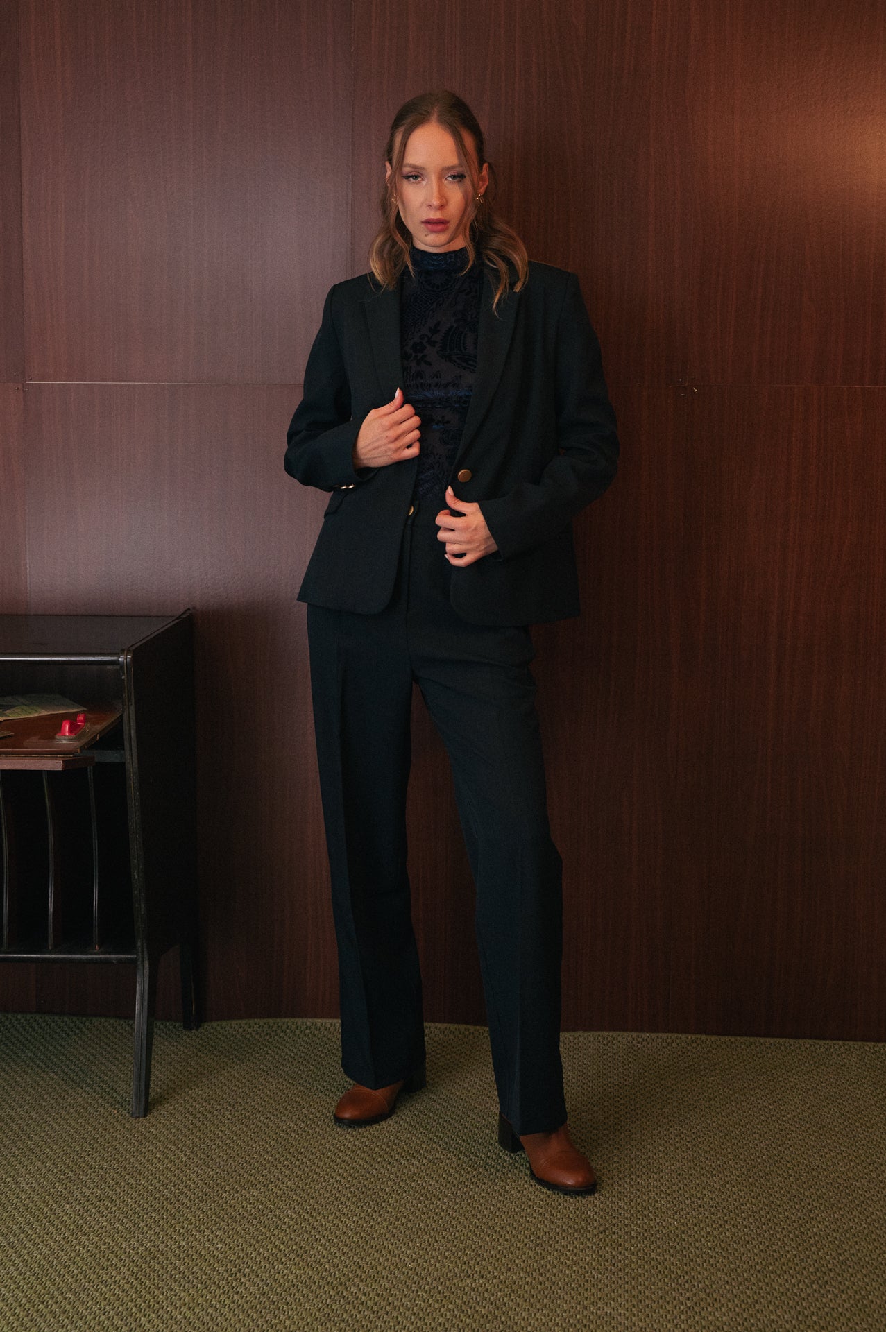 Pantalone blu navy