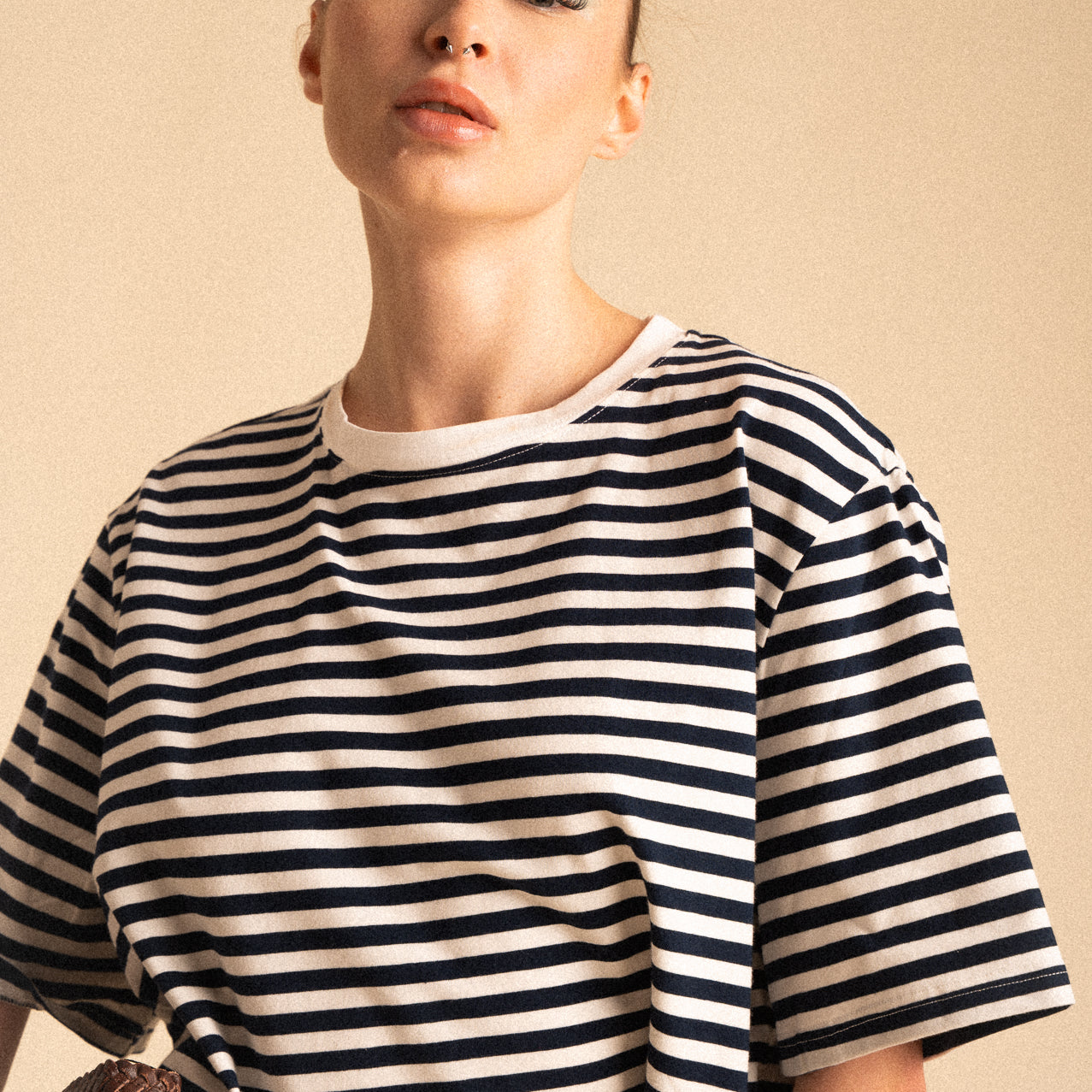 T-Shirt Breton Righe blu