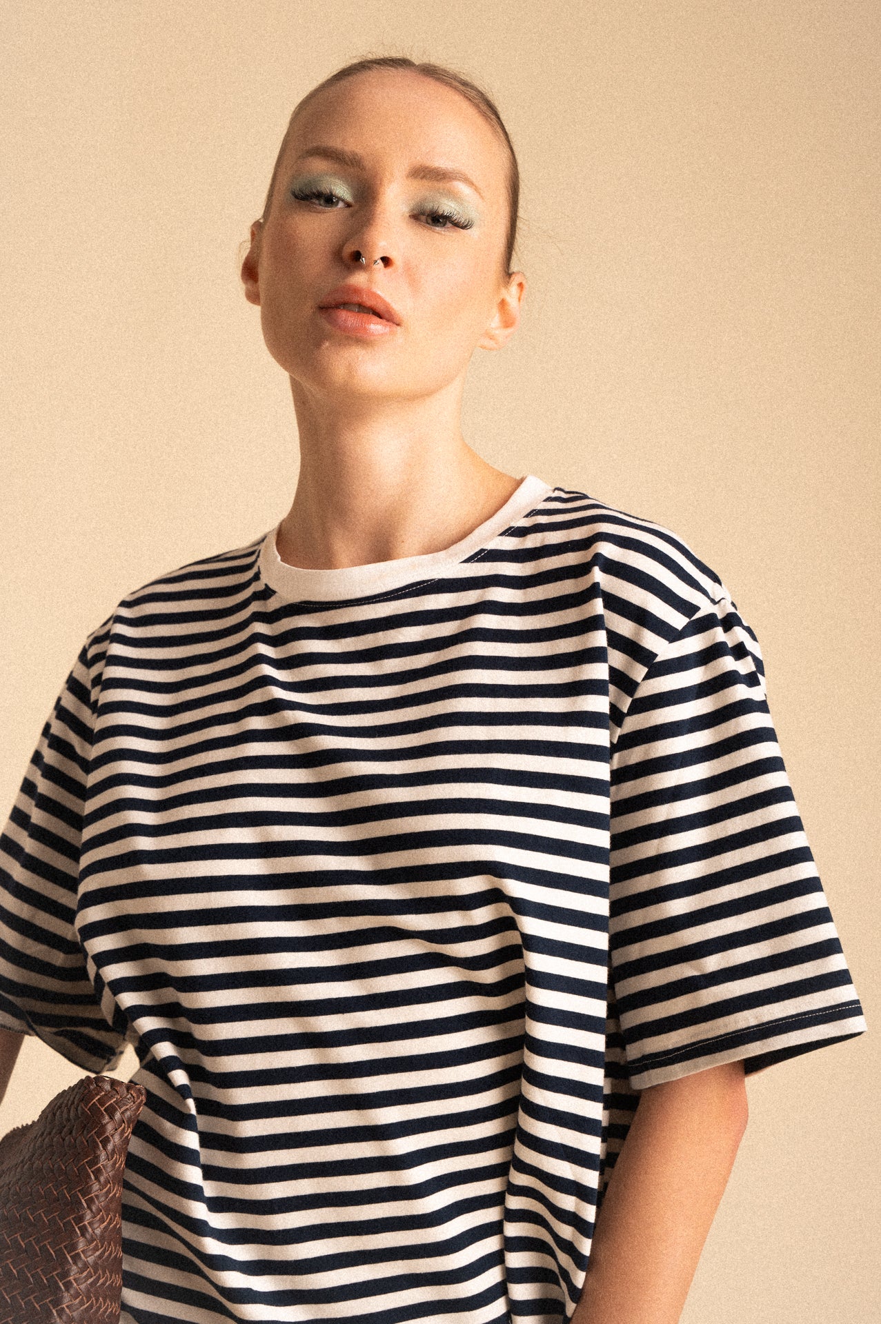 T-Shirt Breton Righe blu