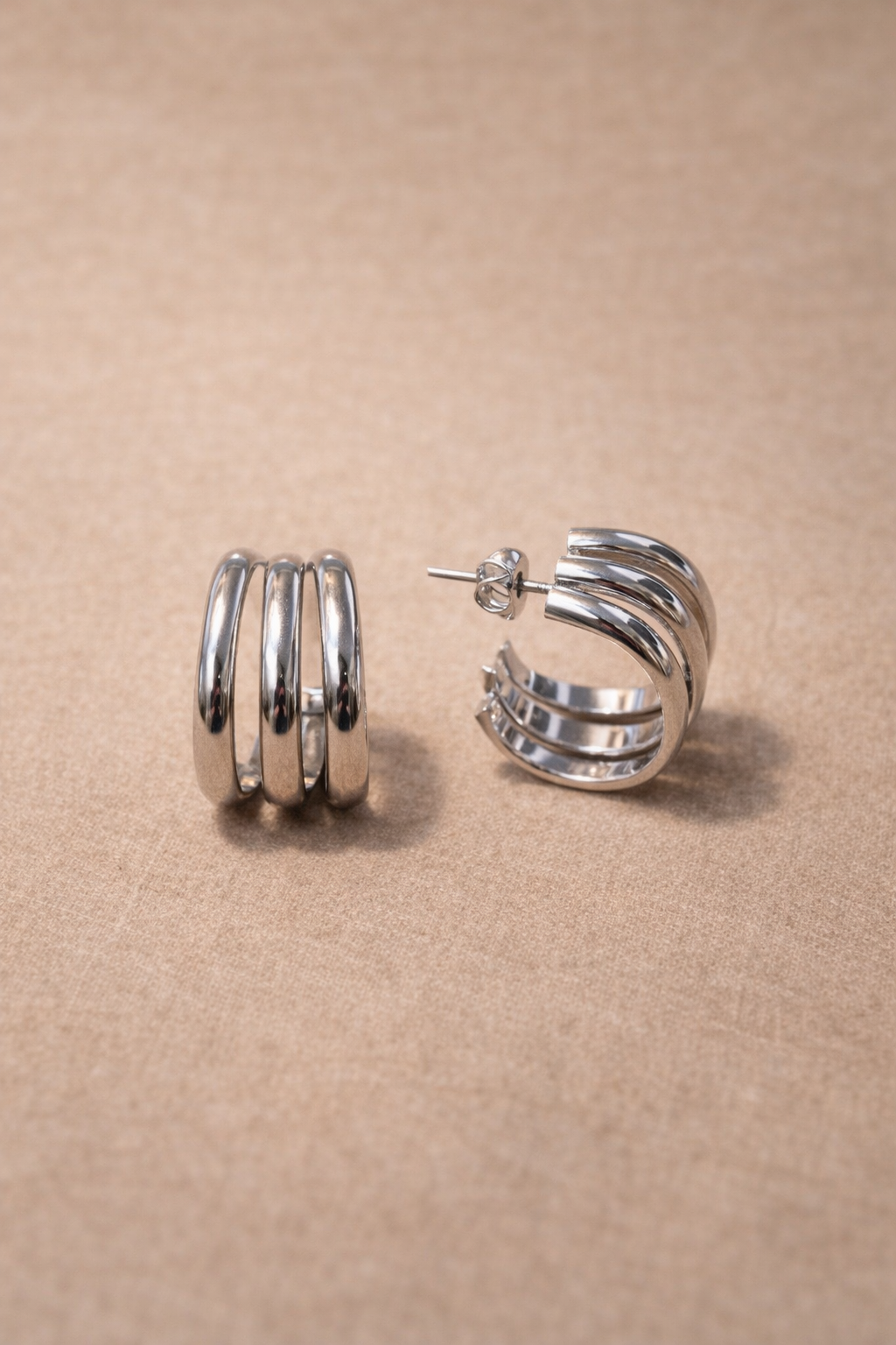 Orecchini Cerchio Multibanda