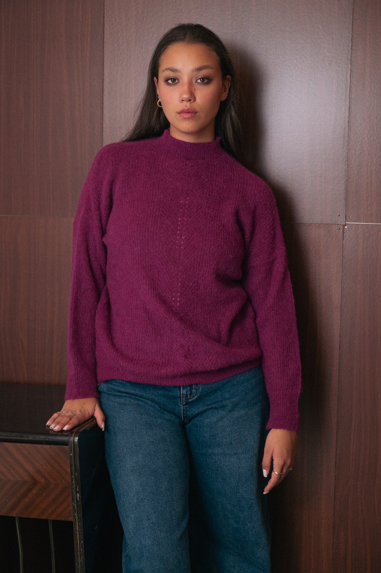 Maglione Collo a vulcano Donna