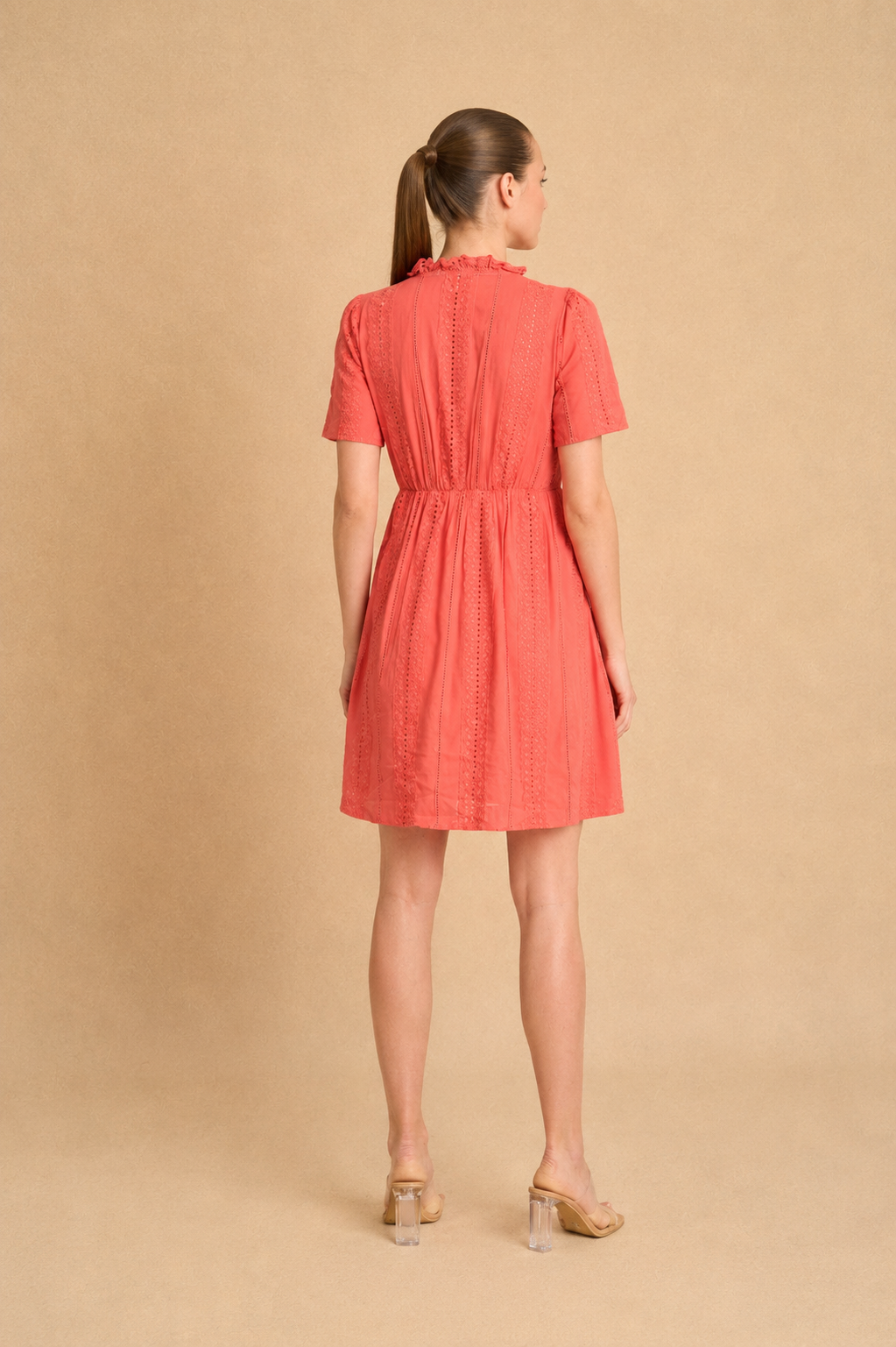 Abito Corto Sangallo Coral Charm