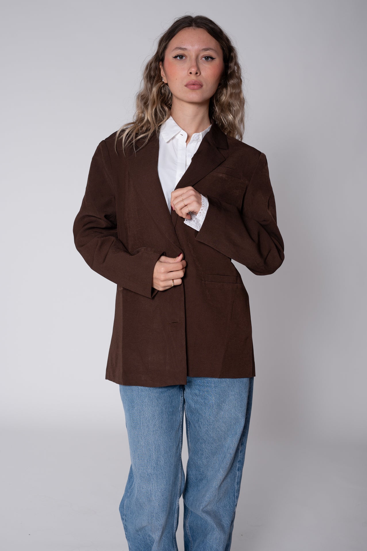 Blazer Susy color cioccolato